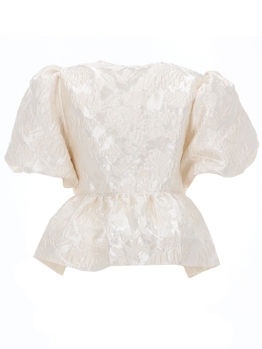 GANNI - Woman - Beige - Top