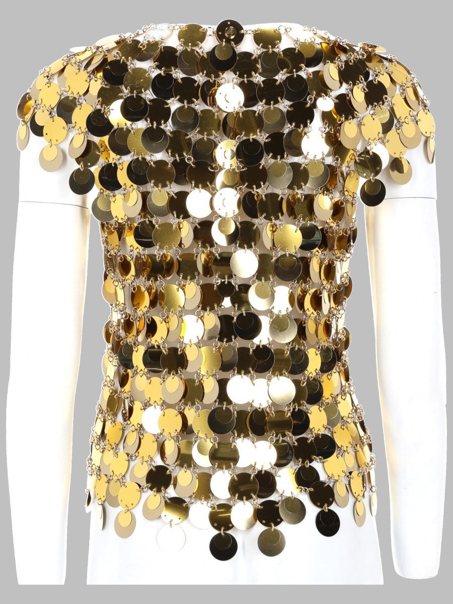 RABANNE - Woman - Gold - Top