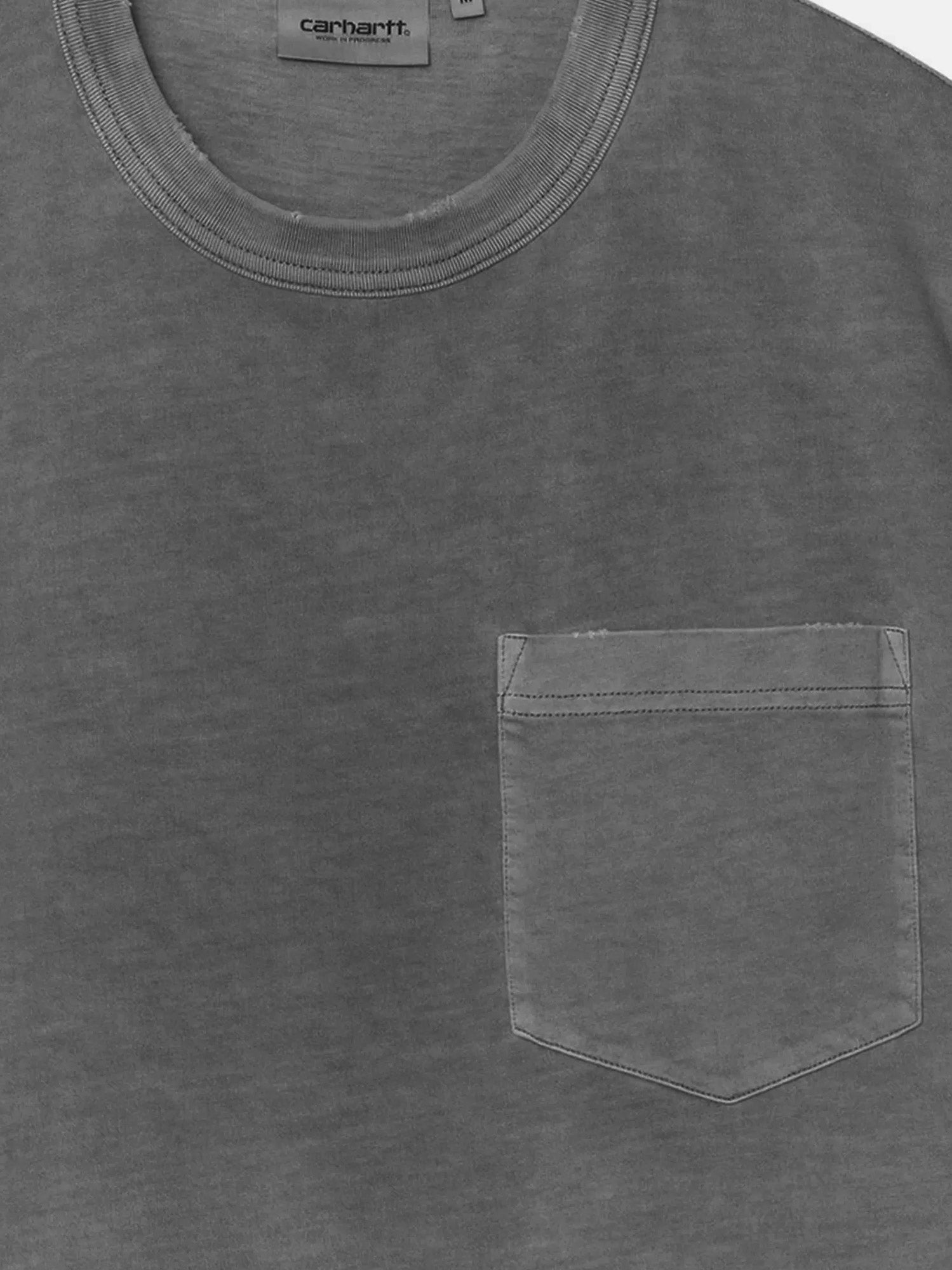 Carhartt Wip - Férfi - Fekete Grind Mosás - Póló
