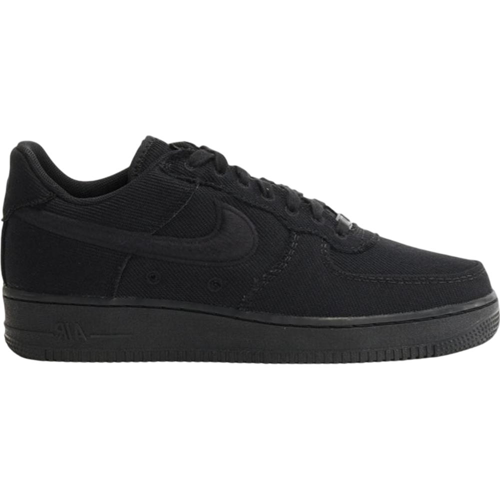 Nike Air Force 1 Low Fekete Vászon