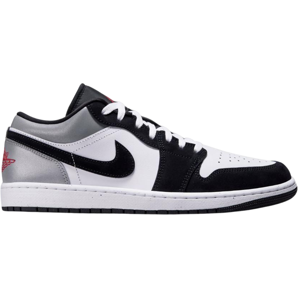 Jordan 1 Low Fehér Tűzpiros Fekete Matt Ezüst
