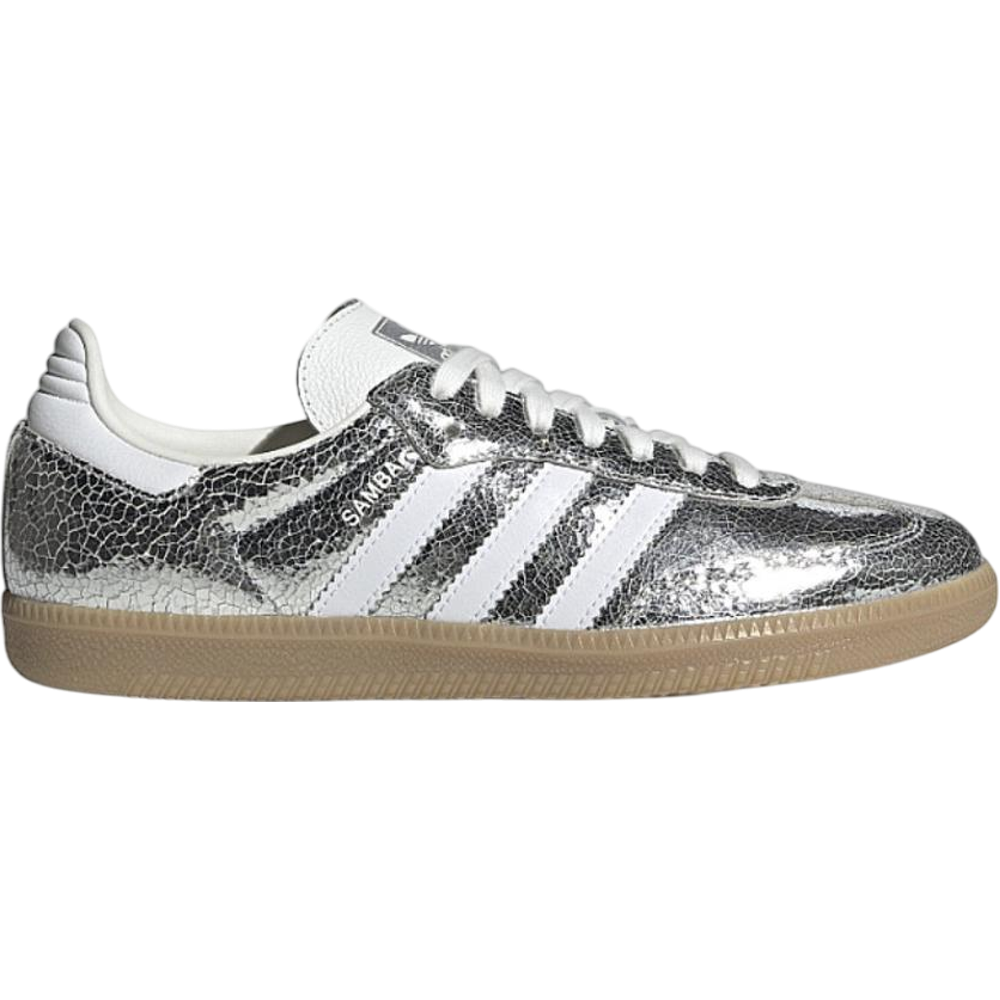 ADIDAS Samba OG Silver Metallic Cloud White (Women's)