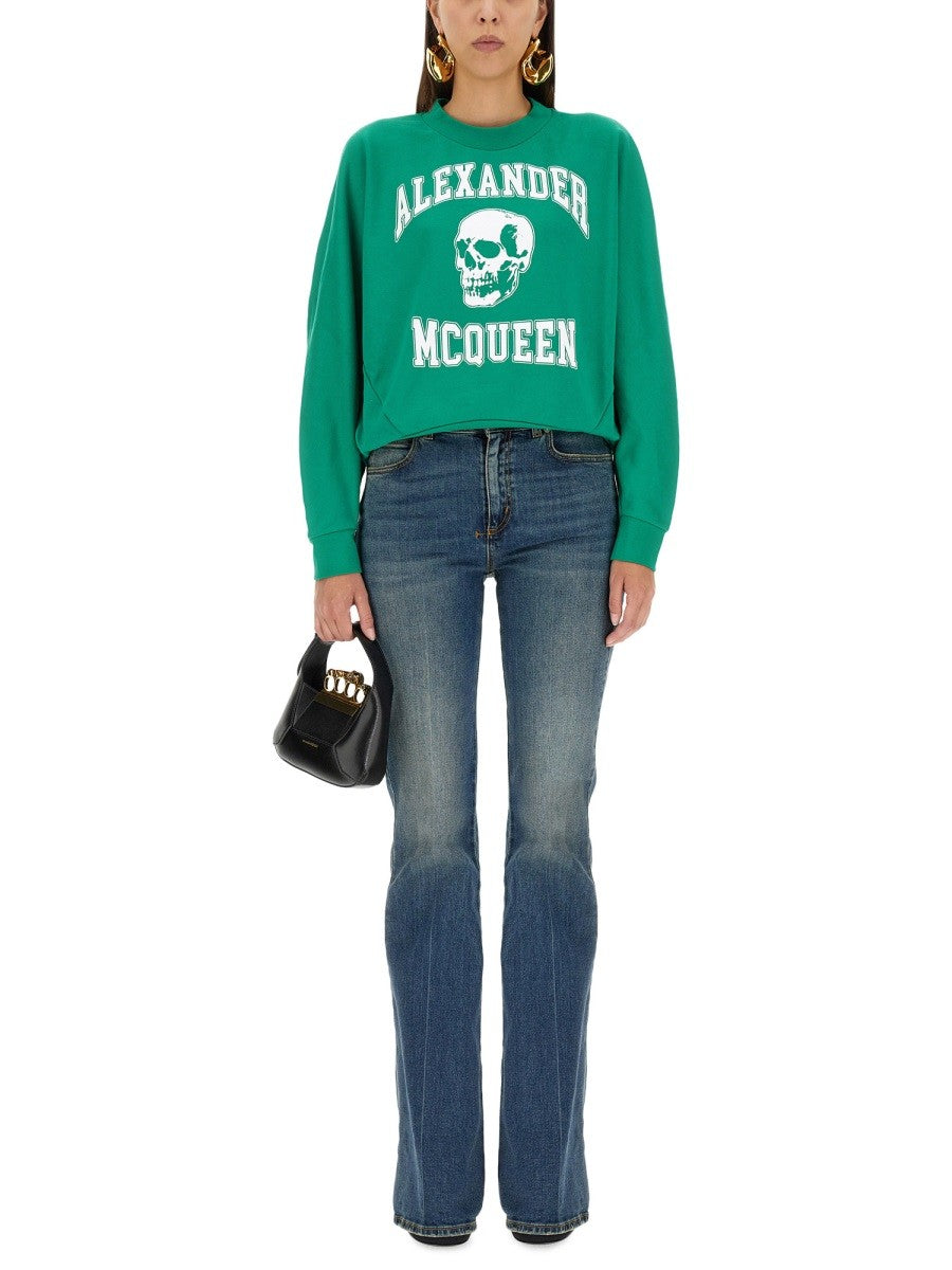 Alexander Mcqueen - Woman - Green - Sweatshirt