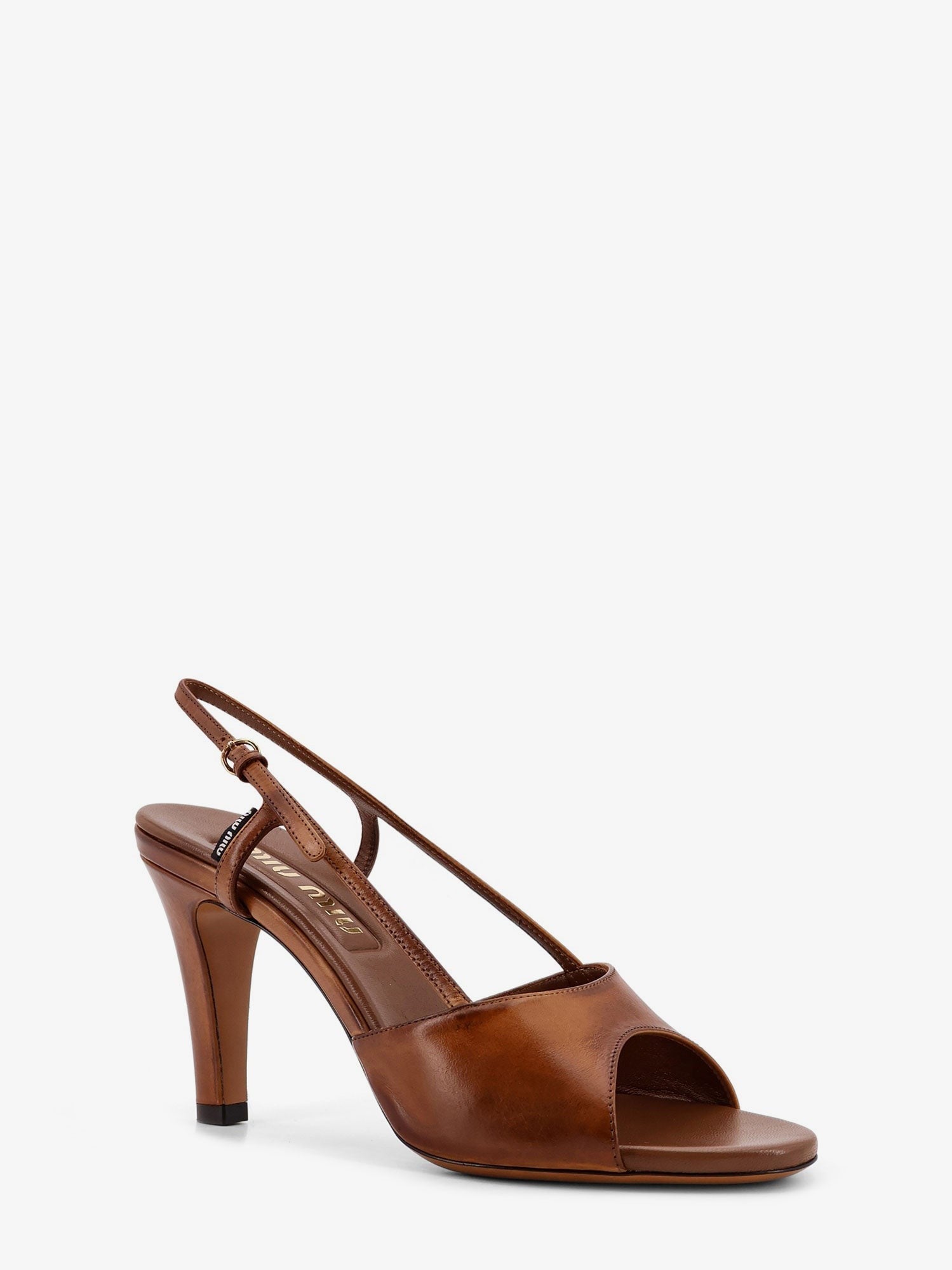 Miu Miu - Woman - Brown - Sandal
