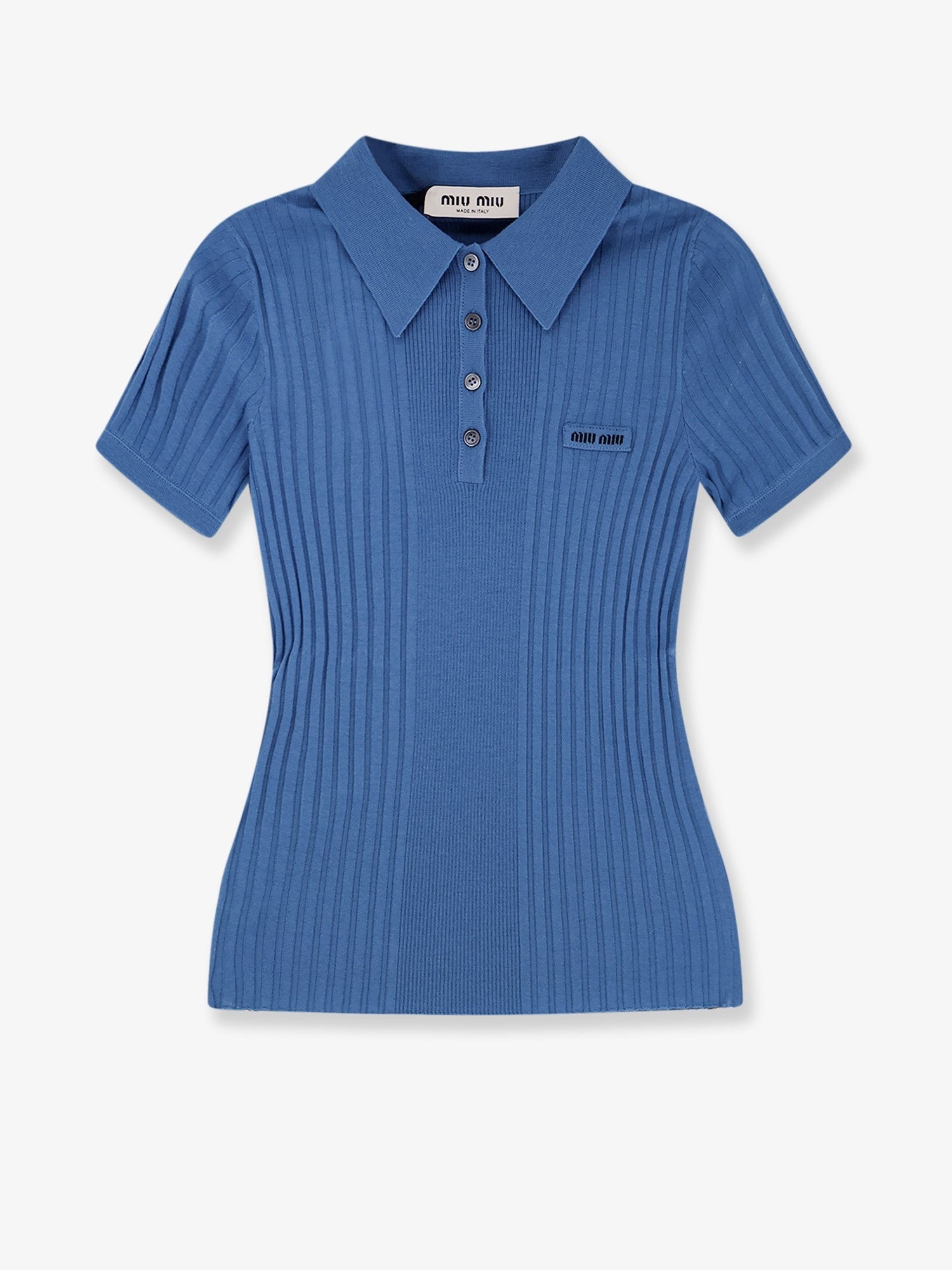 Miu Miu - Woman - Blue - Polo Shirt