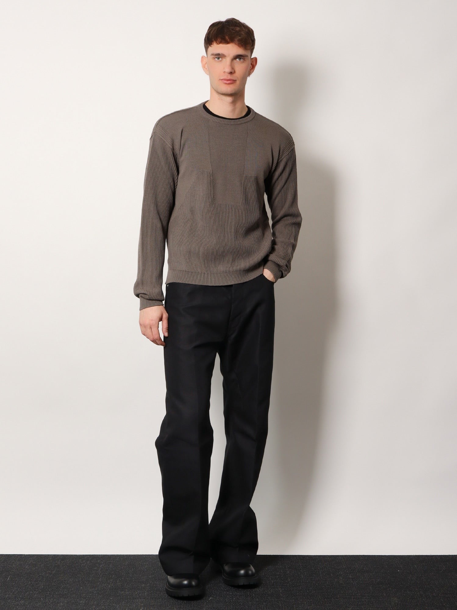 RICK OWENS - Man - Grey - Knit Sweater