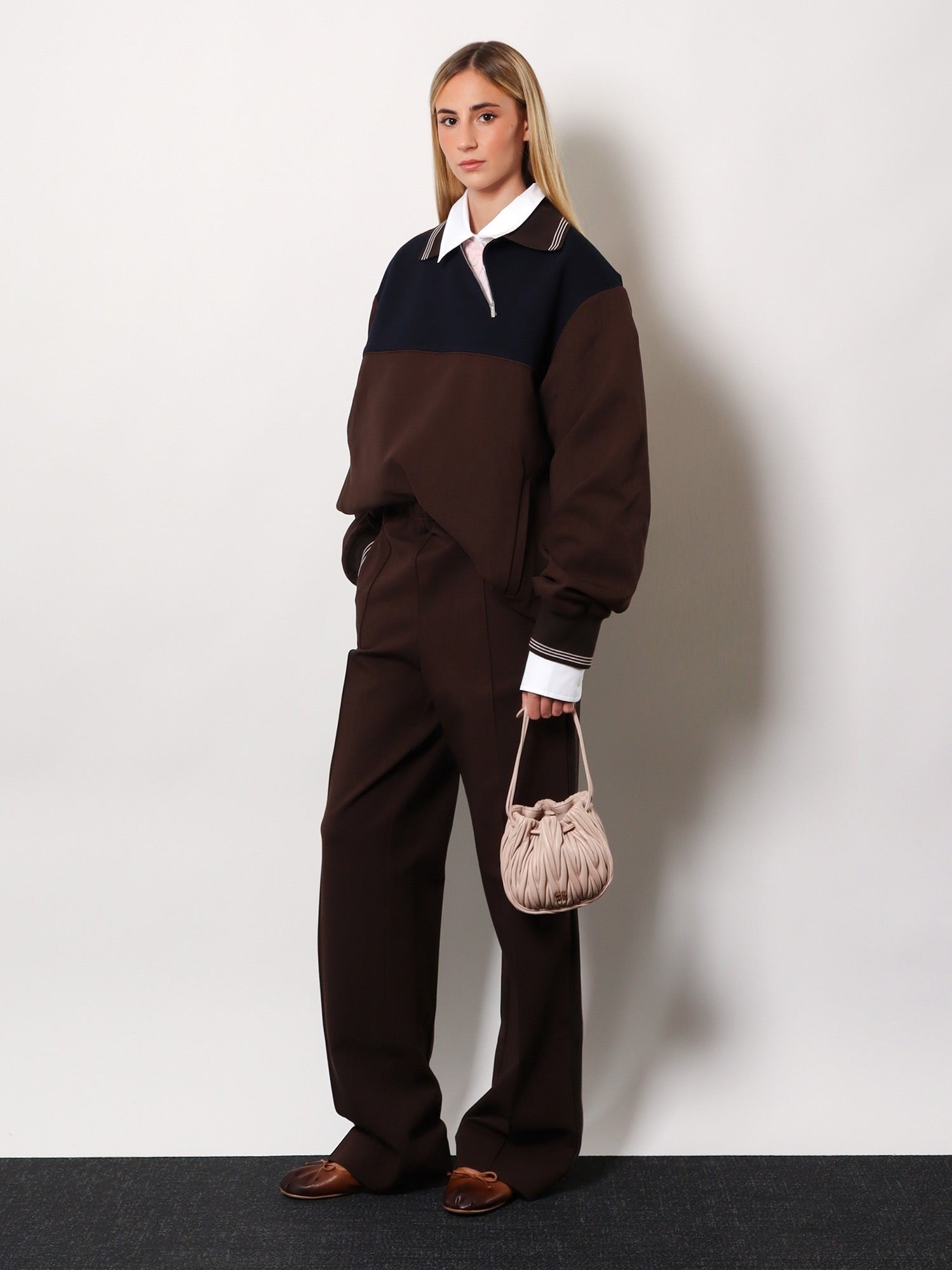 Miu Miu - Woman - Brown - Sweatshirt