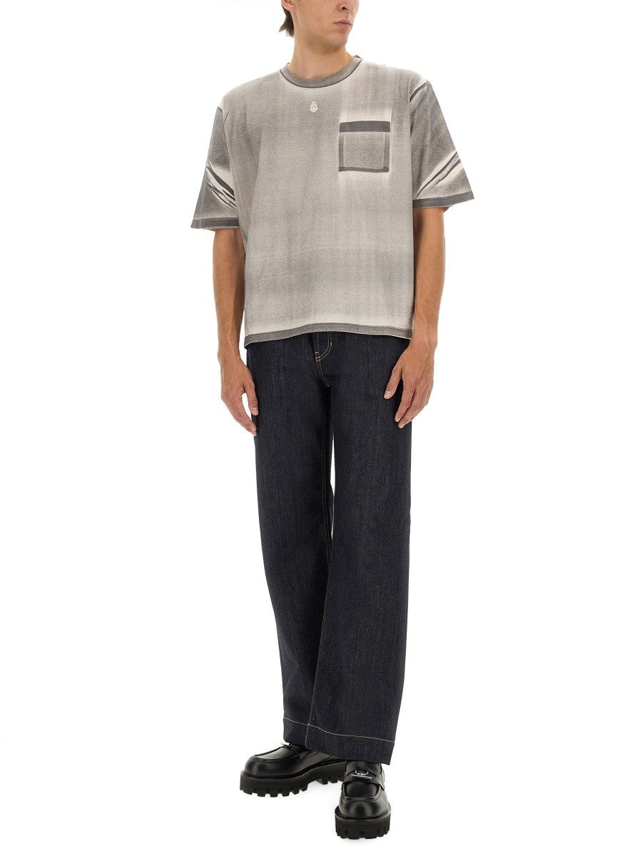 Alexander Mcqueen - Man - Blue - Jeans