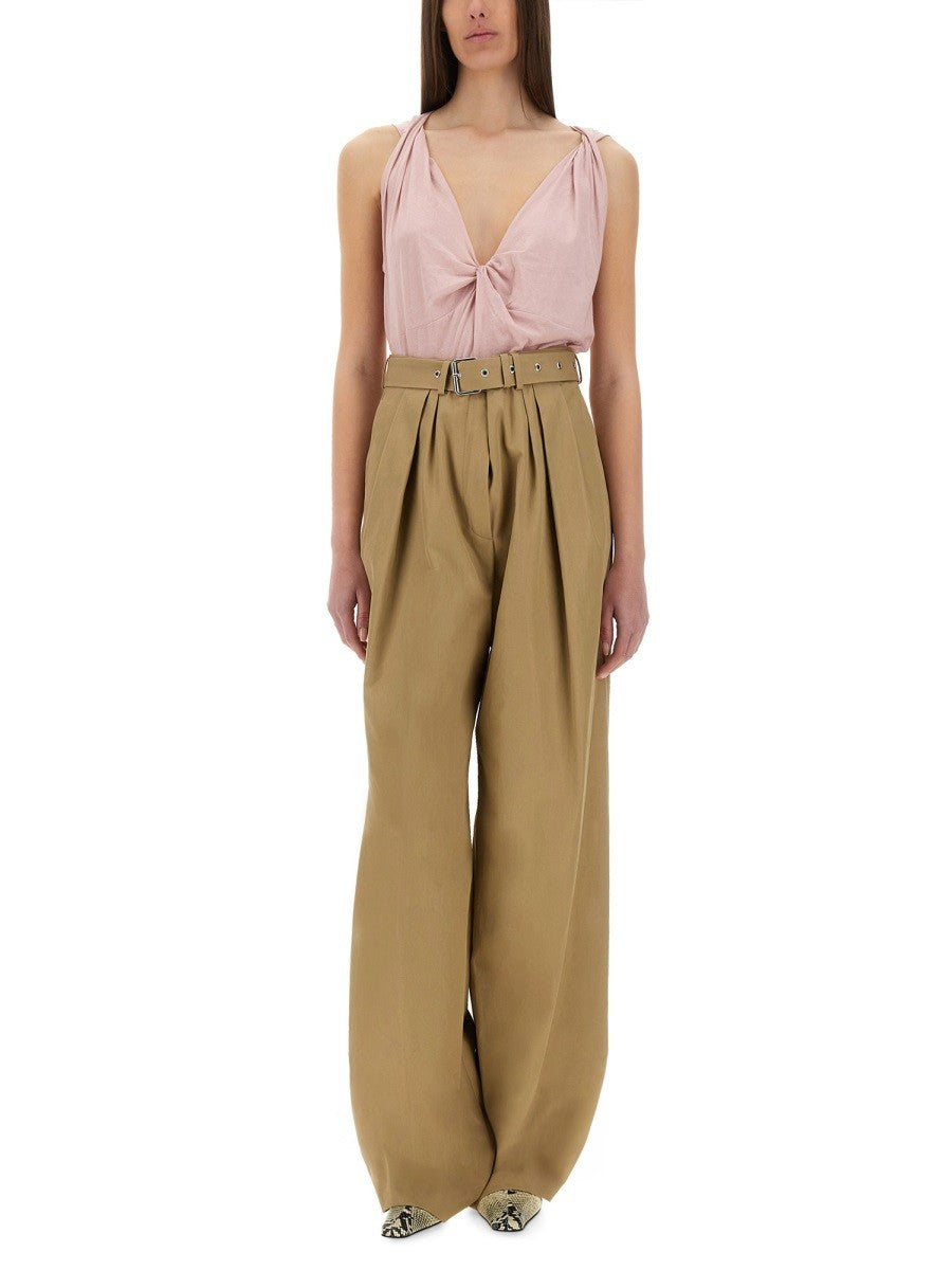 Dries Van Noten - Női - Bézs - Nadrág