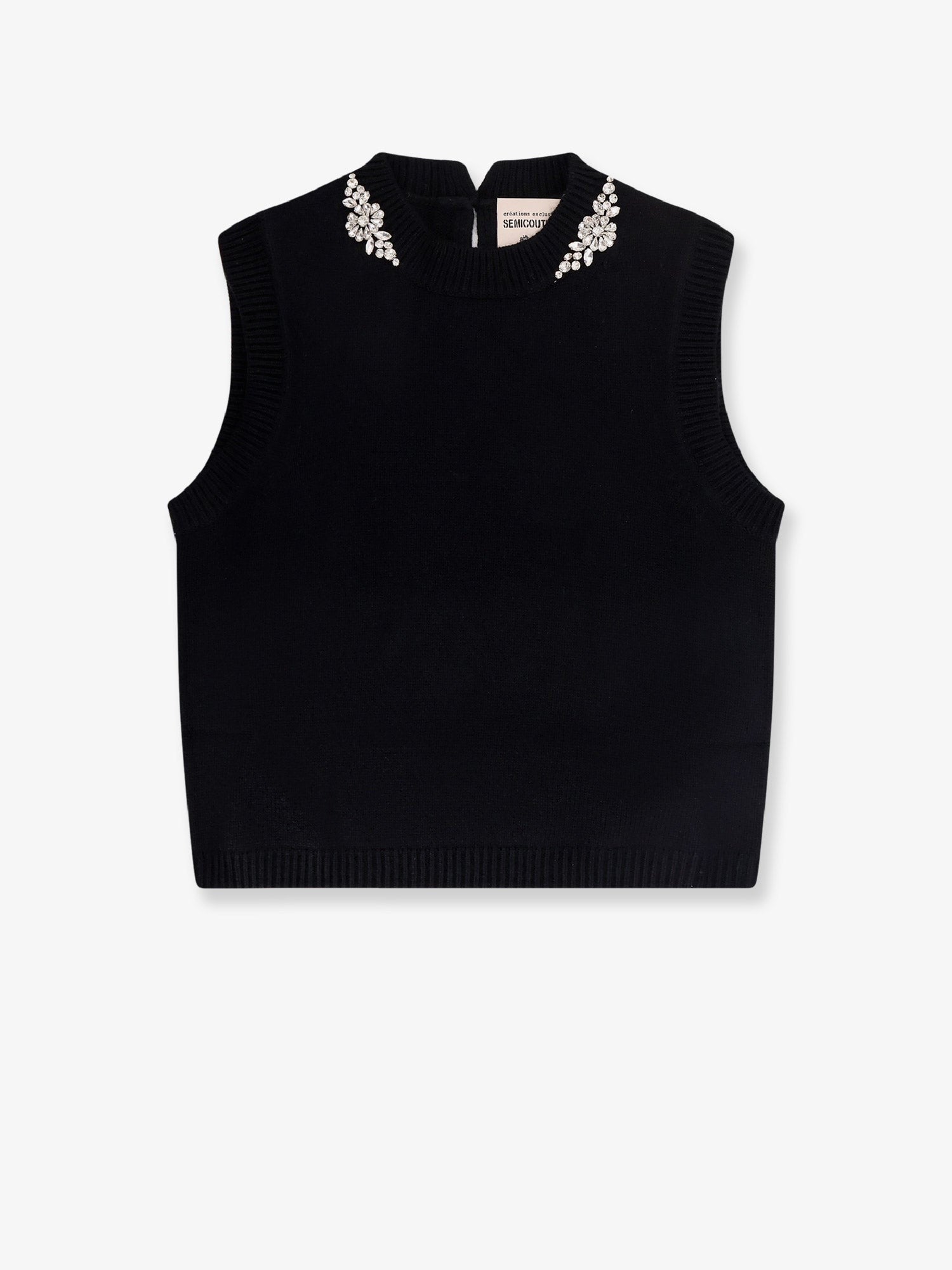 Semicouture - Woman - Black - Knit Sweater