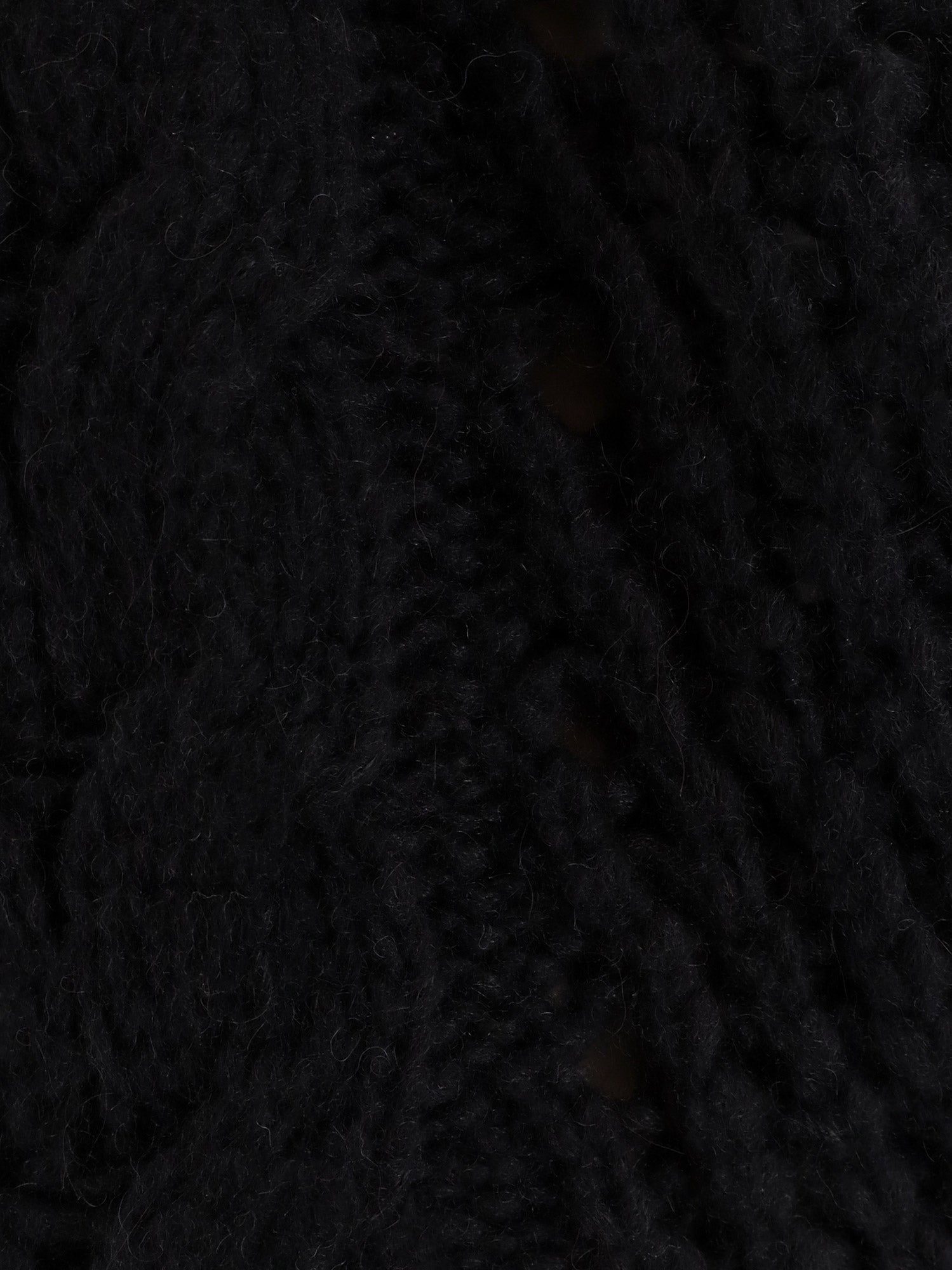 Boss - Női - Fekete - Kötött pulóver