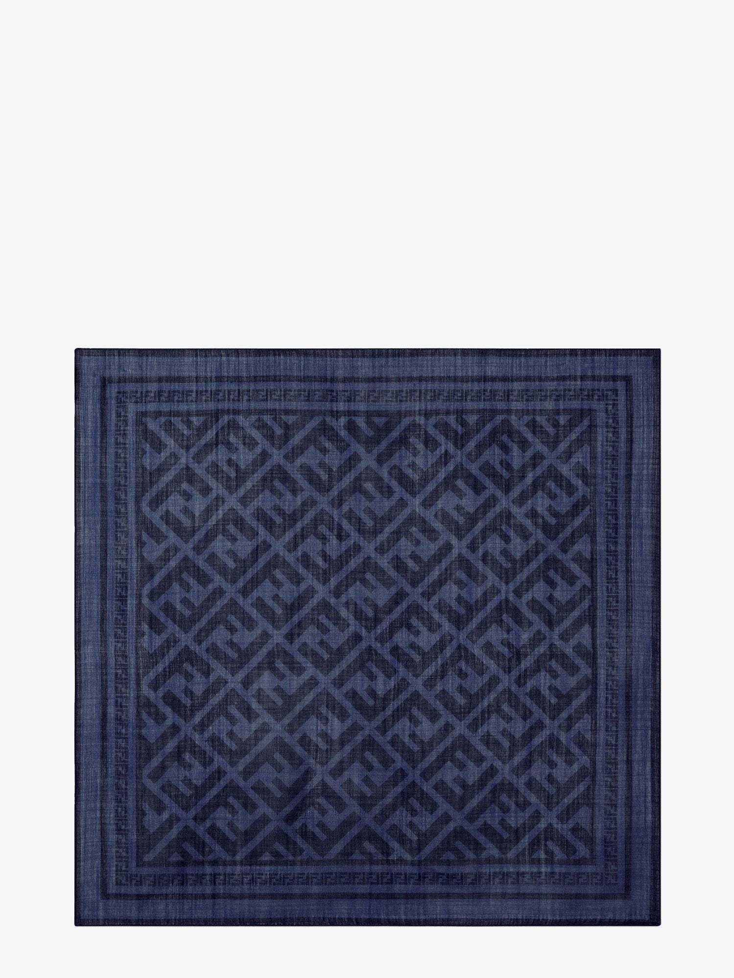 Fendi - Man - Blue - Scarf