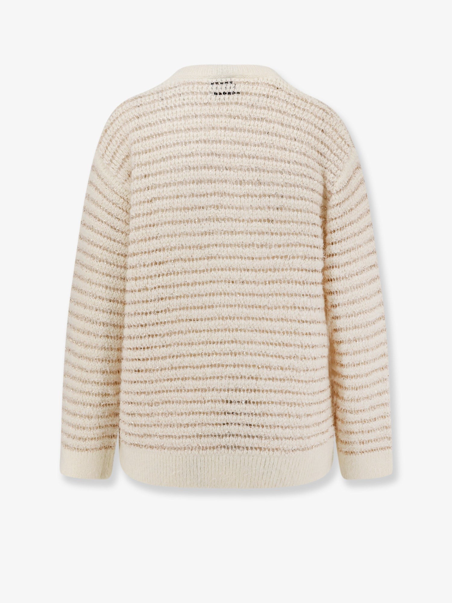 NUDE - Woman - White Paill - Knit Sweater