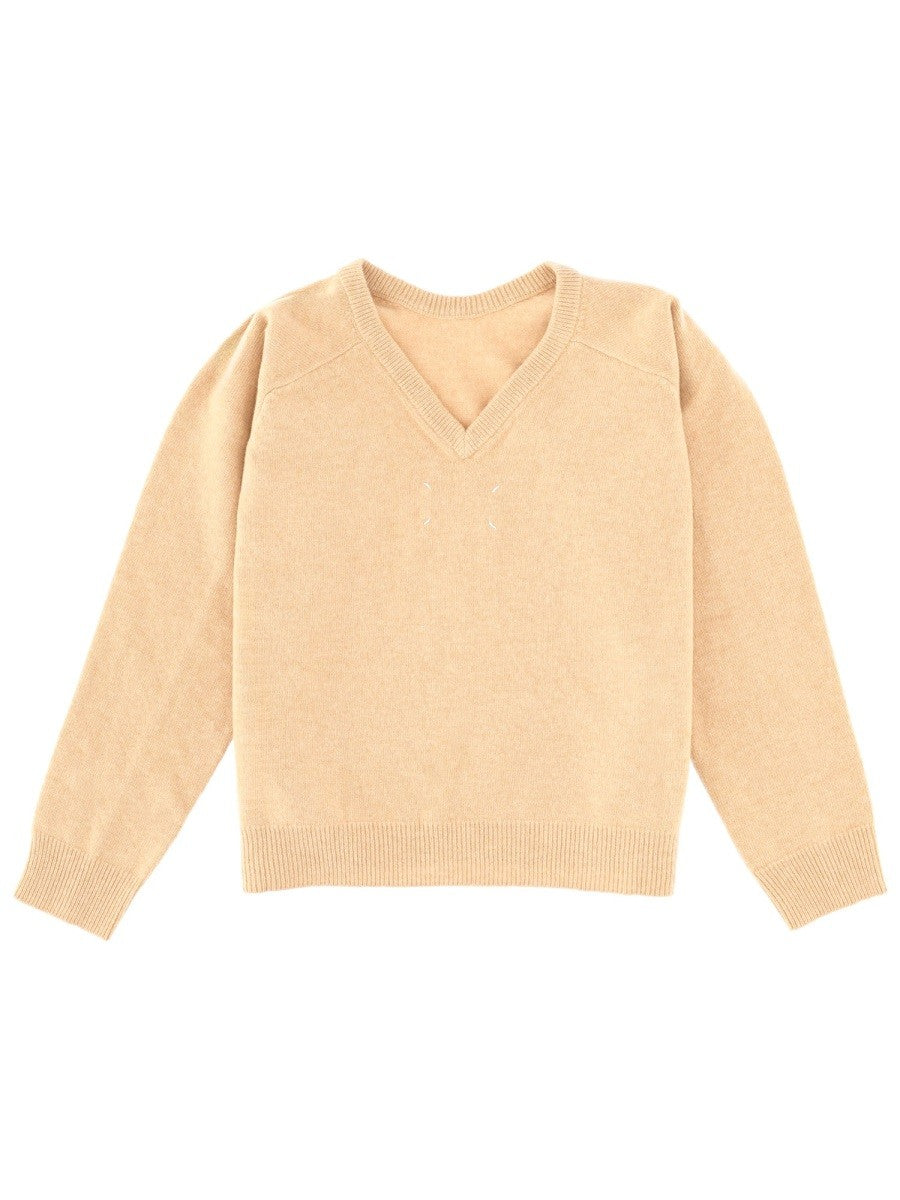 Maison Margiela - Woman - Beige - Sweater