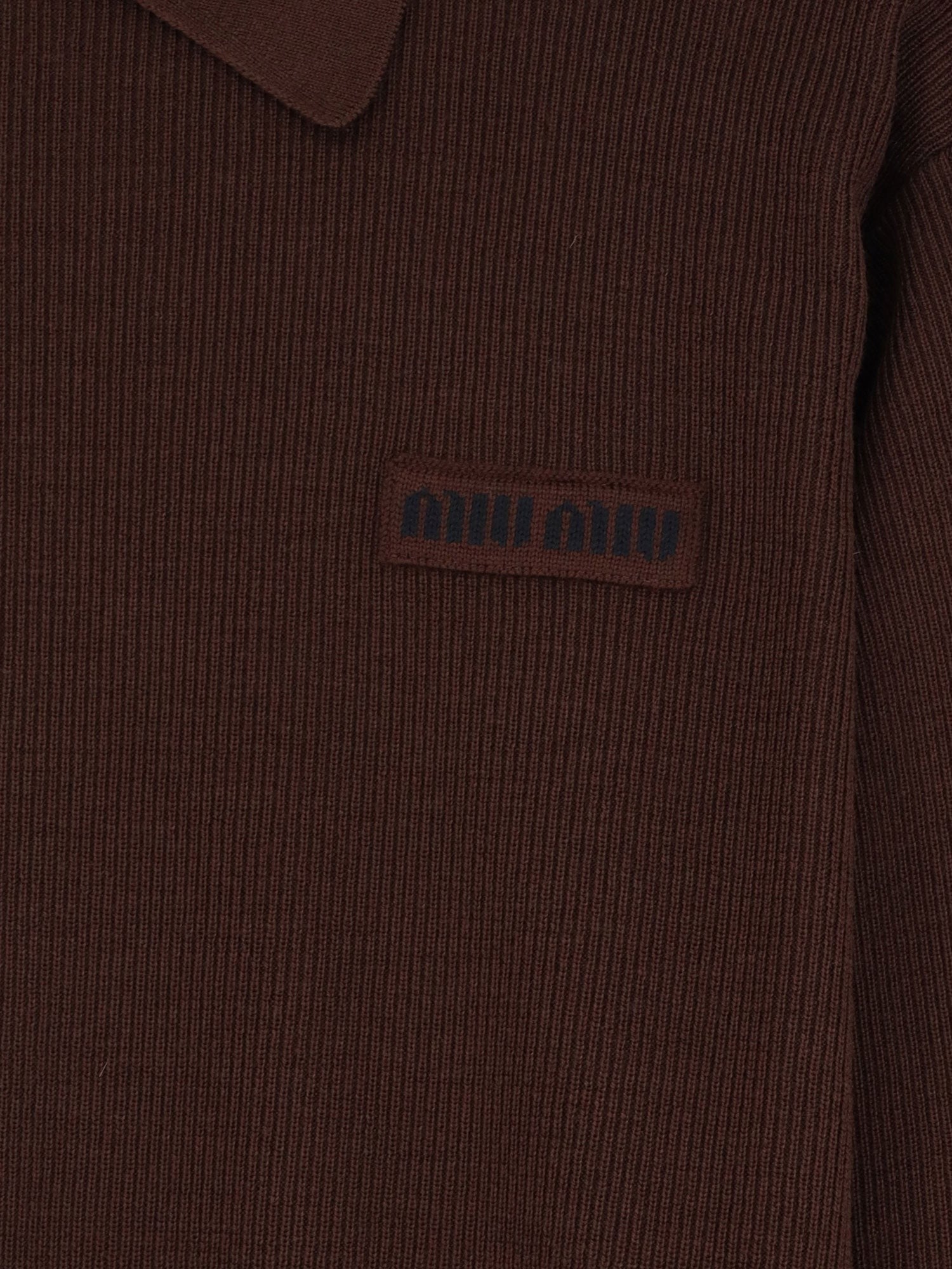 Miu Miu - Woman - Brown - Polo Shirt