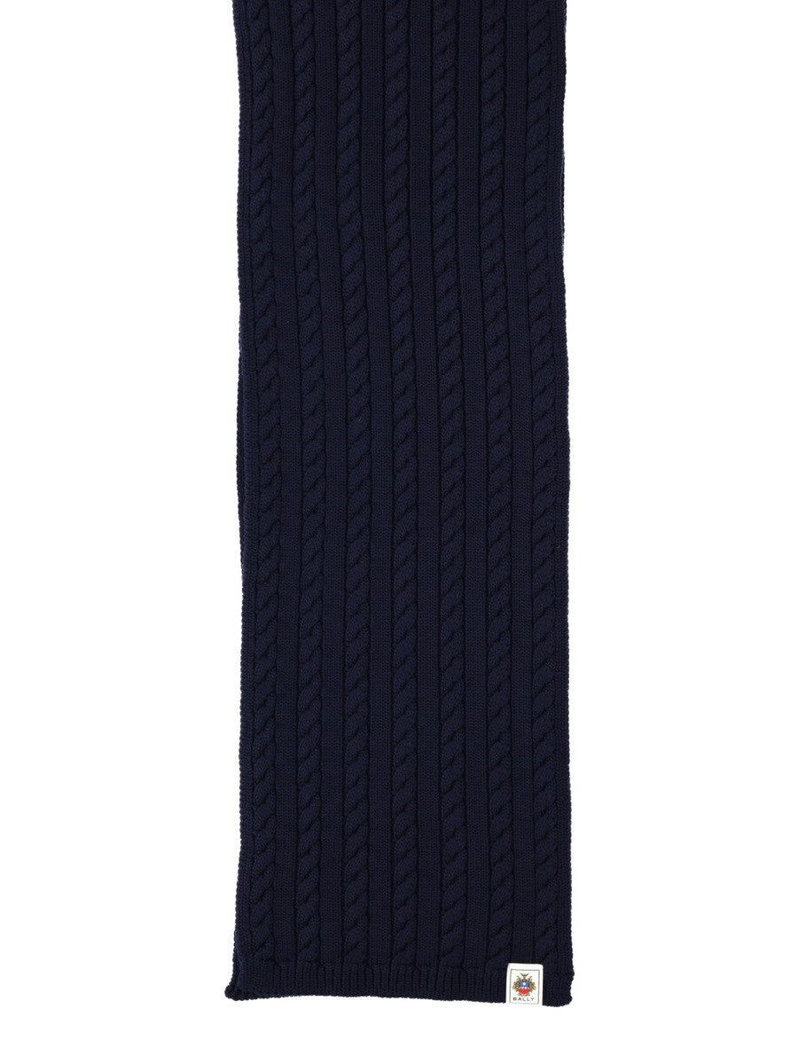 Bally - Man - Blue - Scarf
