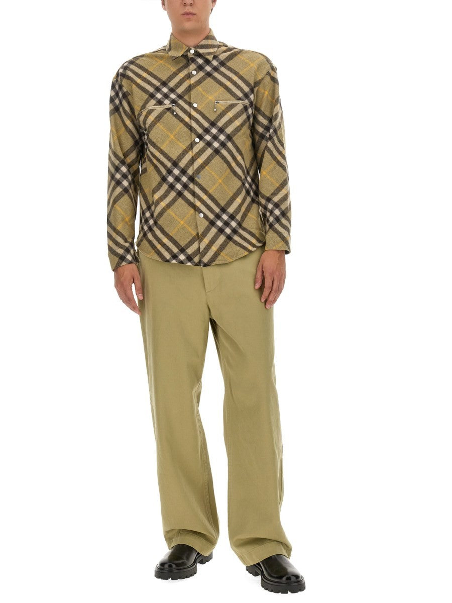 Burberry - Man - Beige - Shirt