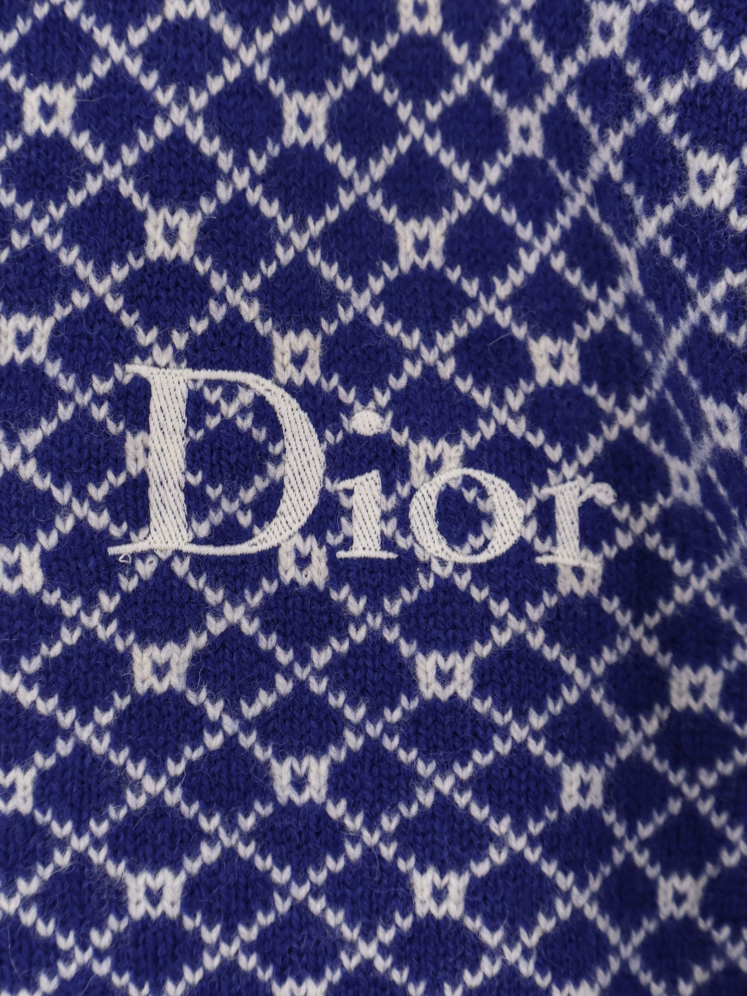 Dior - Man - Blue - Knit Sweater