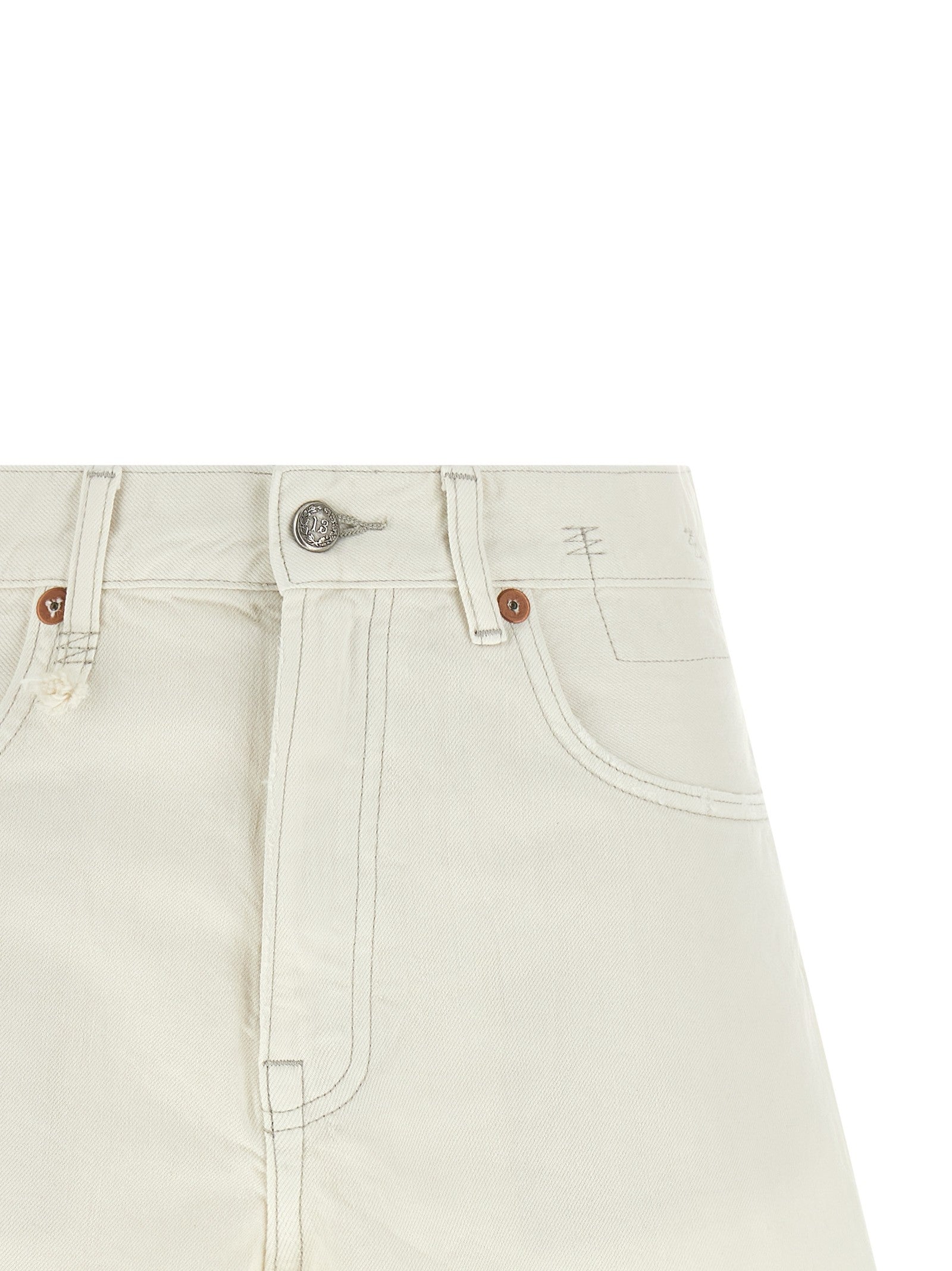R13 - nan - White - Shorts