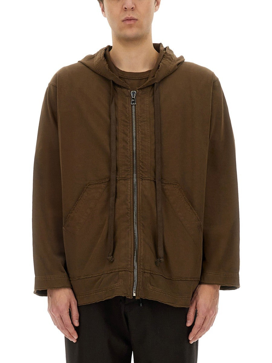 UMA WANG - Man - Brown - Sweatshirt