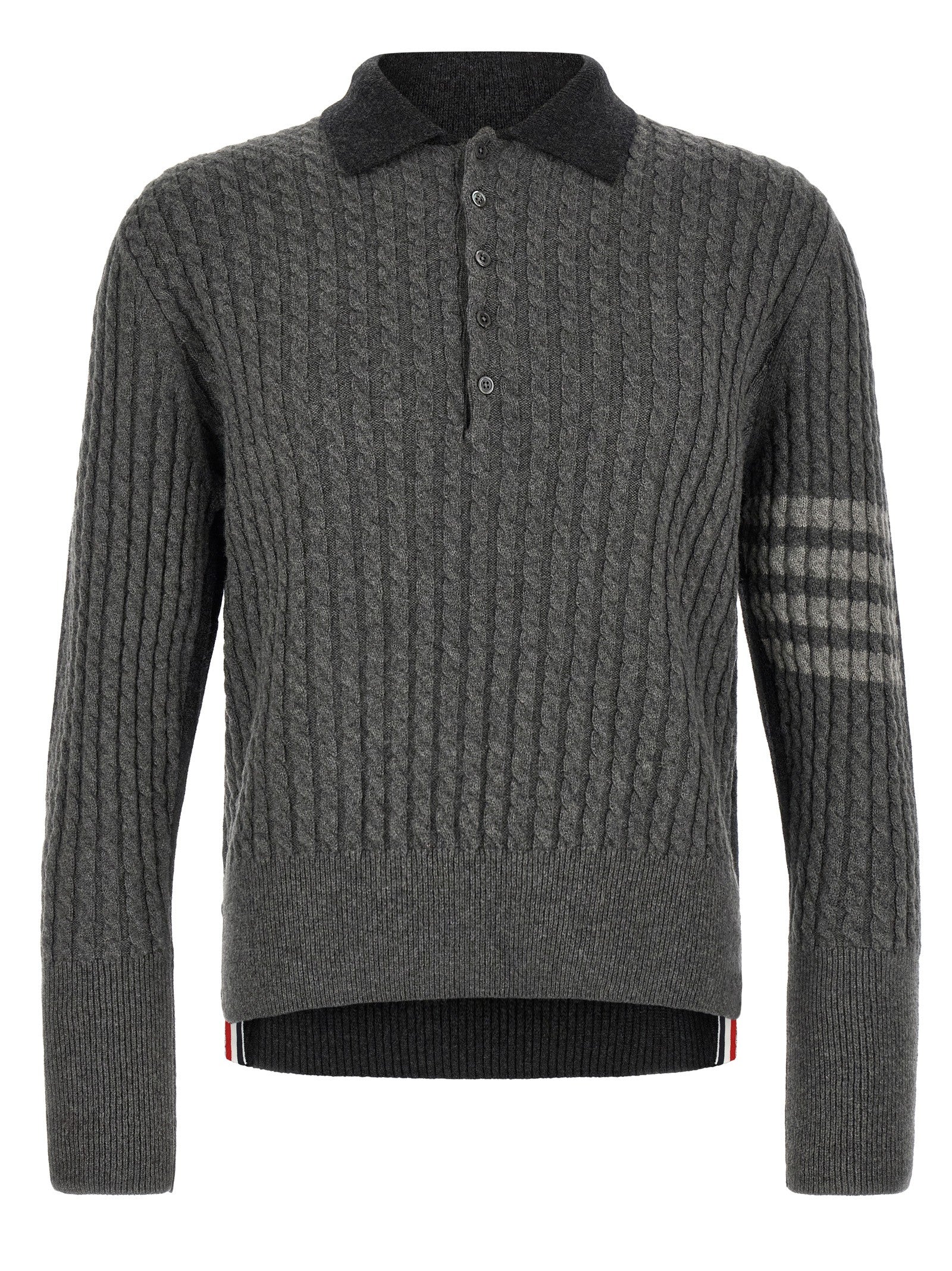 THOM BROWNE - nan - Grey - Polo Shirt