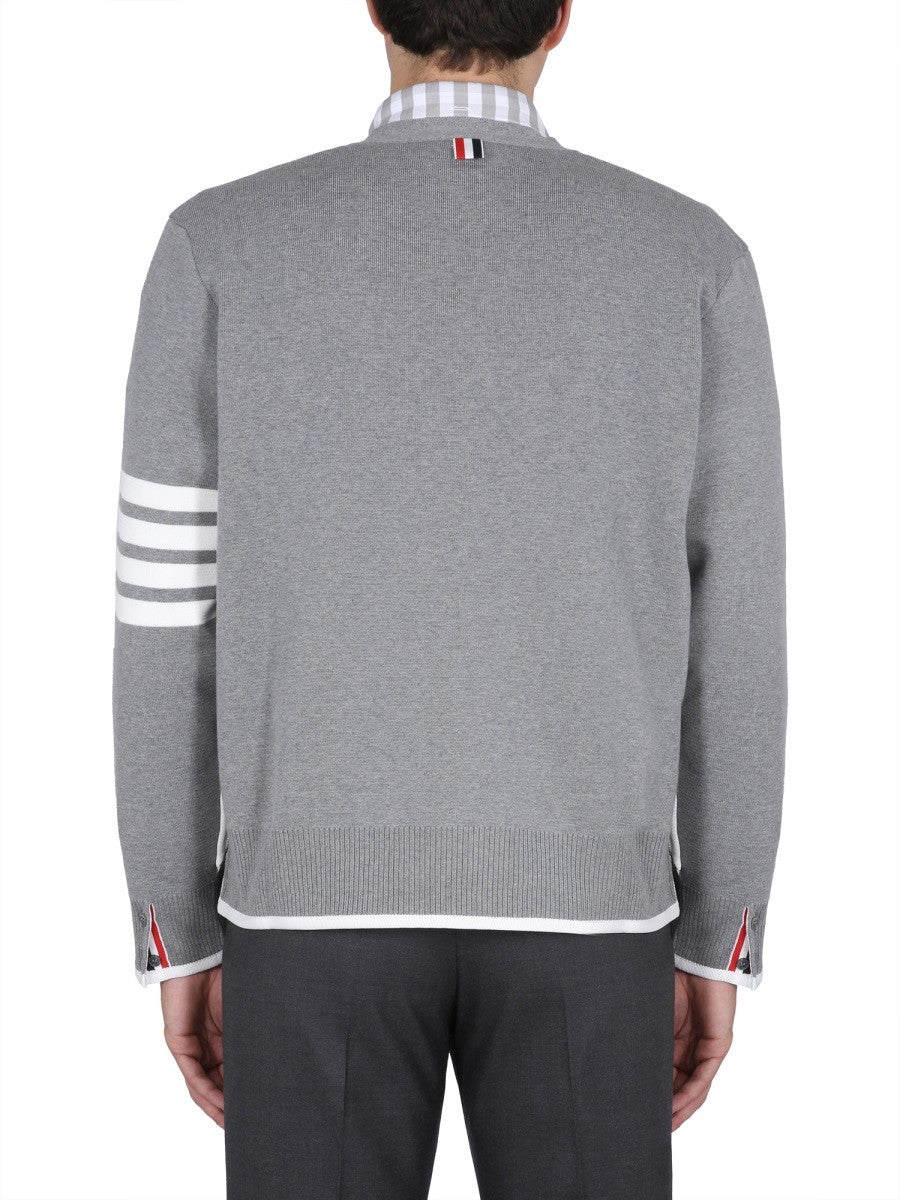 THOM BROWNE - Man - Grey - Sweater