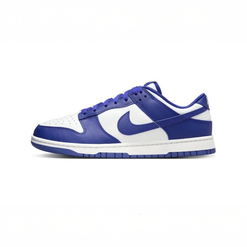 NIKE Dunk Low White Hyper Royal (GS)