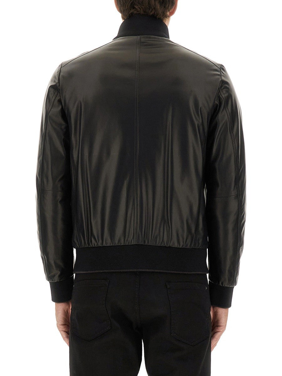 Moorer - Man - Black - Leather Jacket
