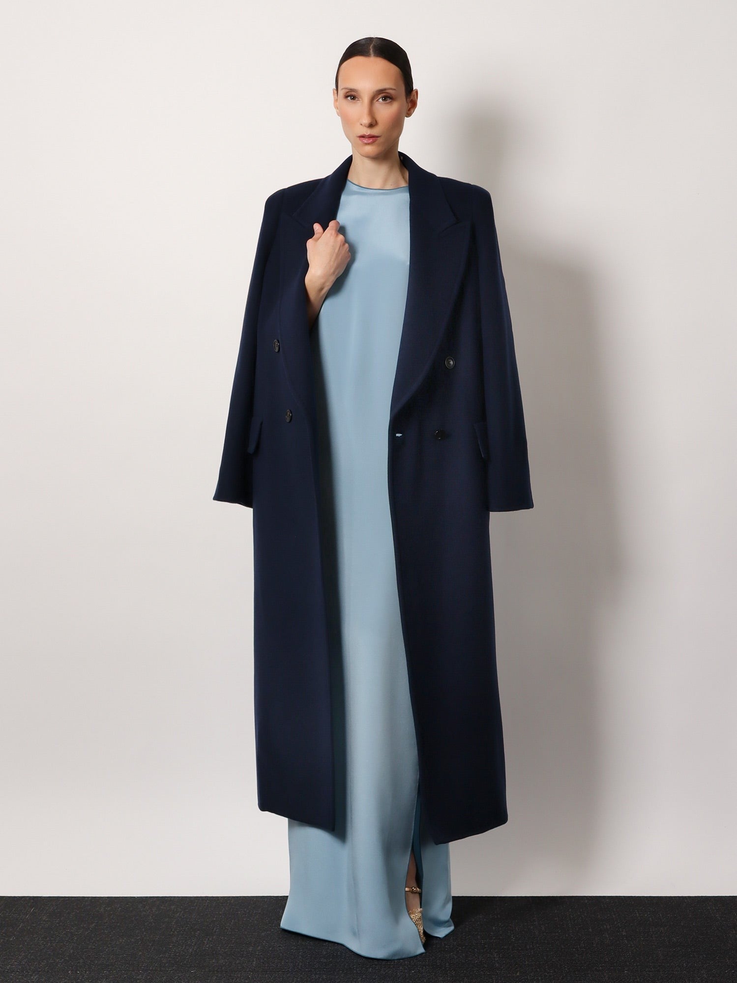 Max Mara - Női - Kék - Trenchkabát