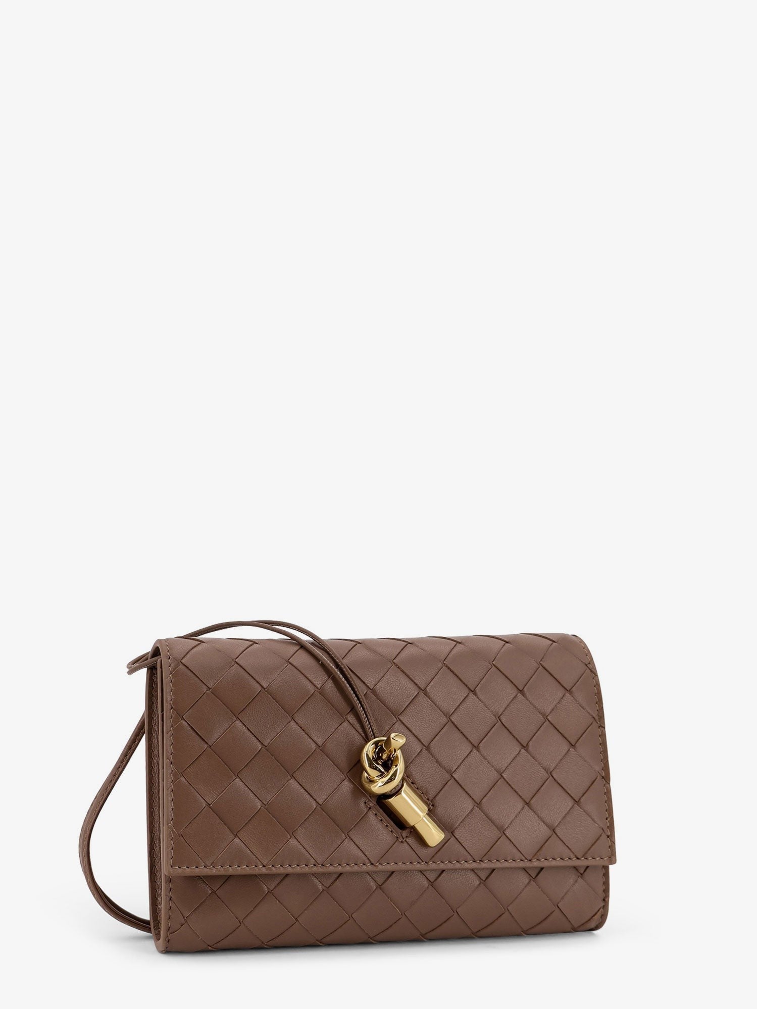 Bottega Veneta - Woman - Pinecone-M Brass - Crossbody Bag