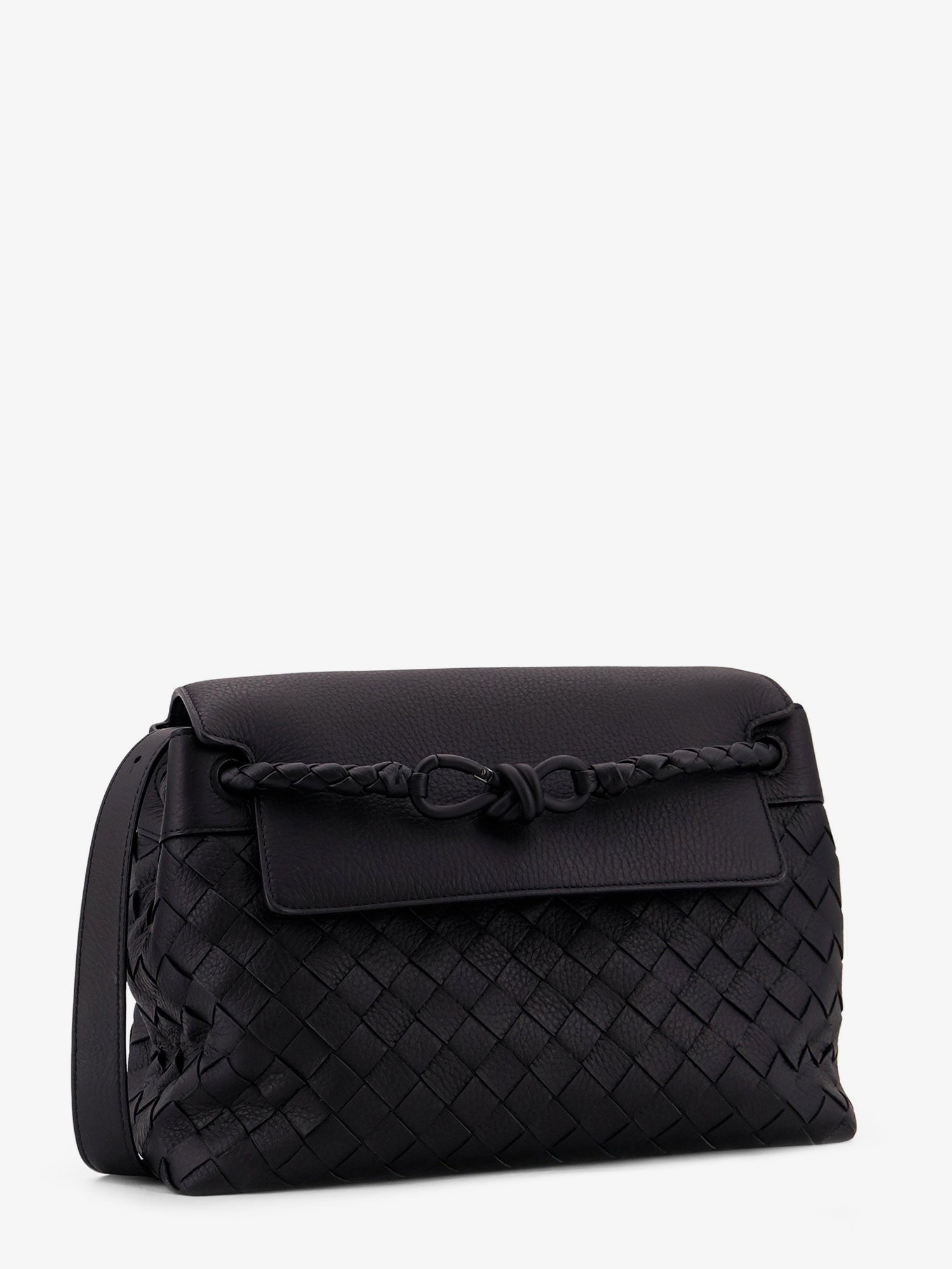 Bottega Veneta - Man - Black - Crossbody Bag