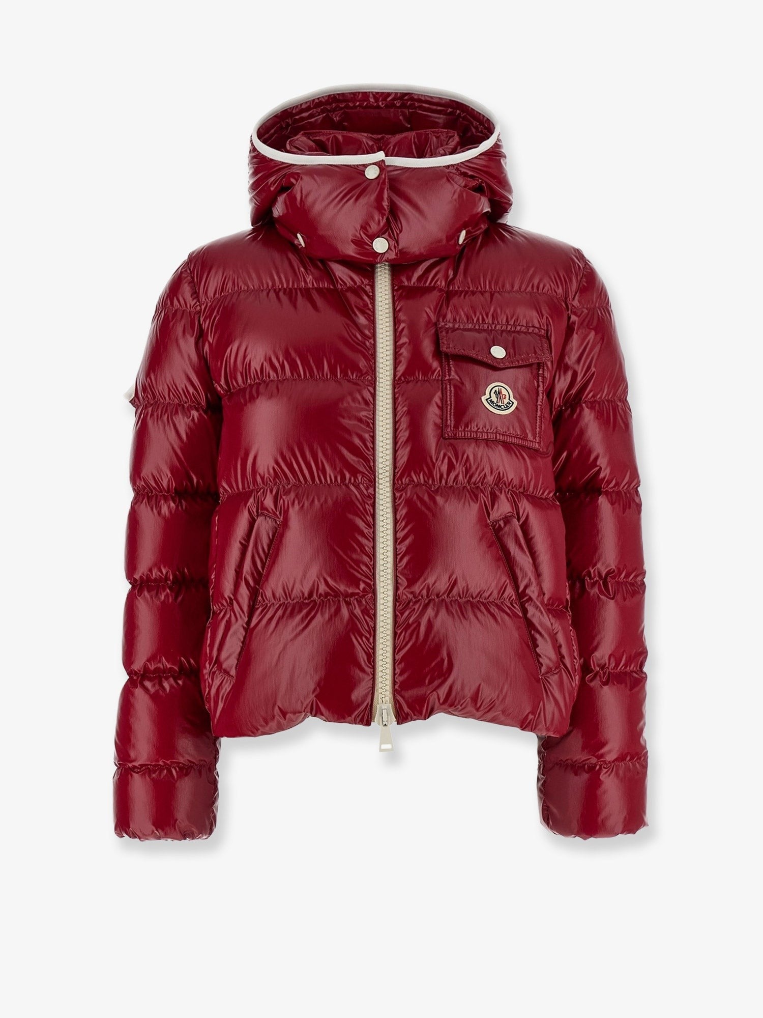 Moncler - Női - Piros - Párnázott Kabát