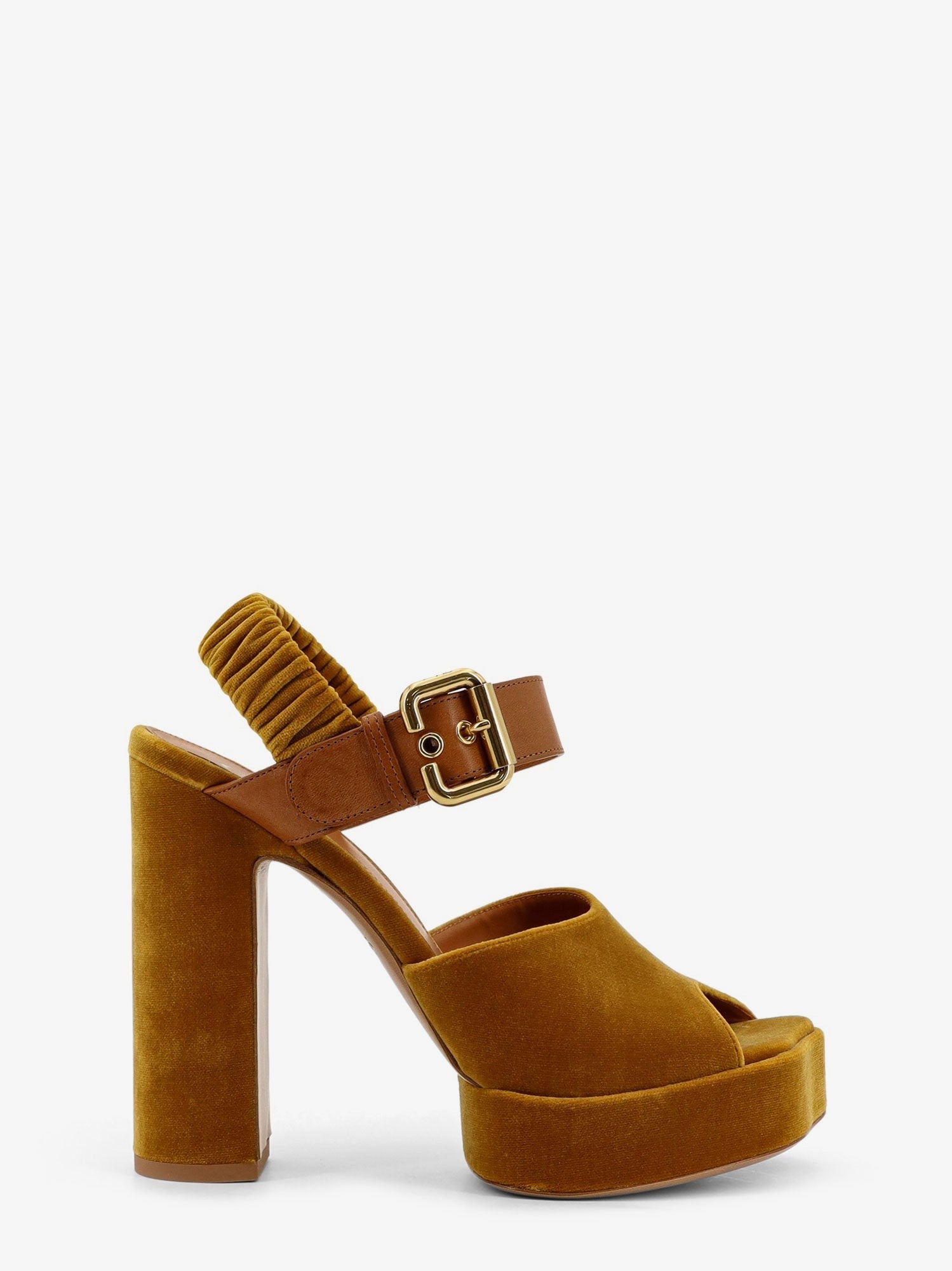CHLOÉ – Női – Sárga – Magassarkú szandál