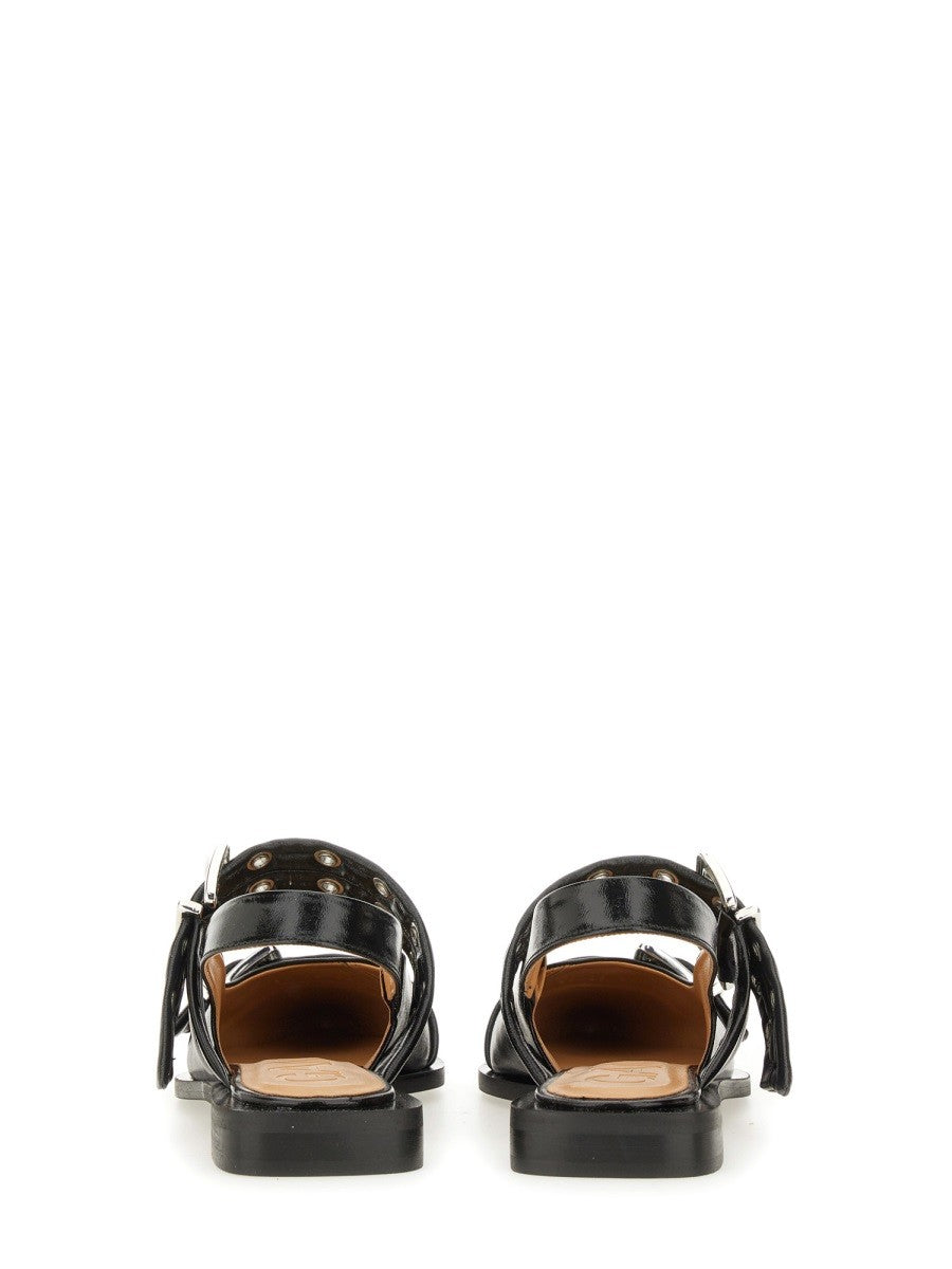 GANNI - Woman - Black - Flat