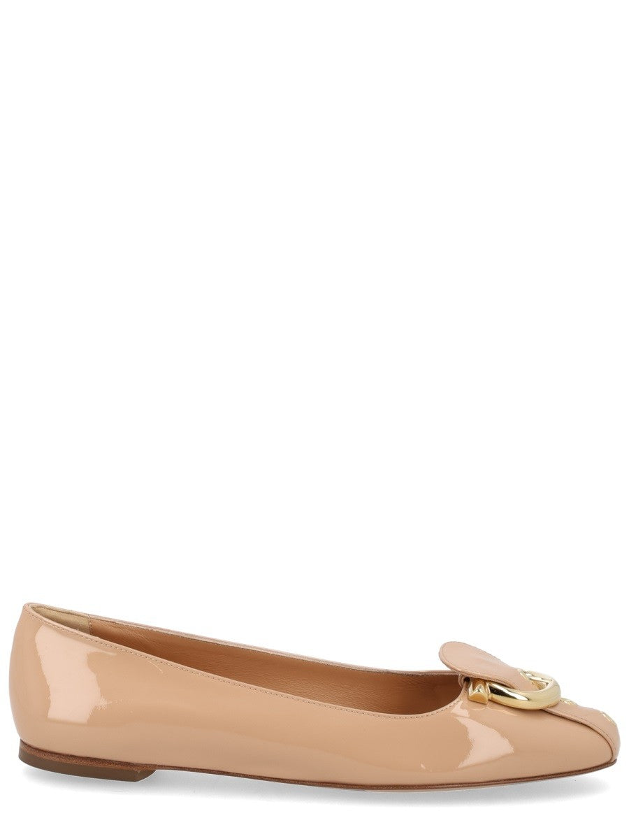 Ferragamo - Női - Barna - Balettcipő