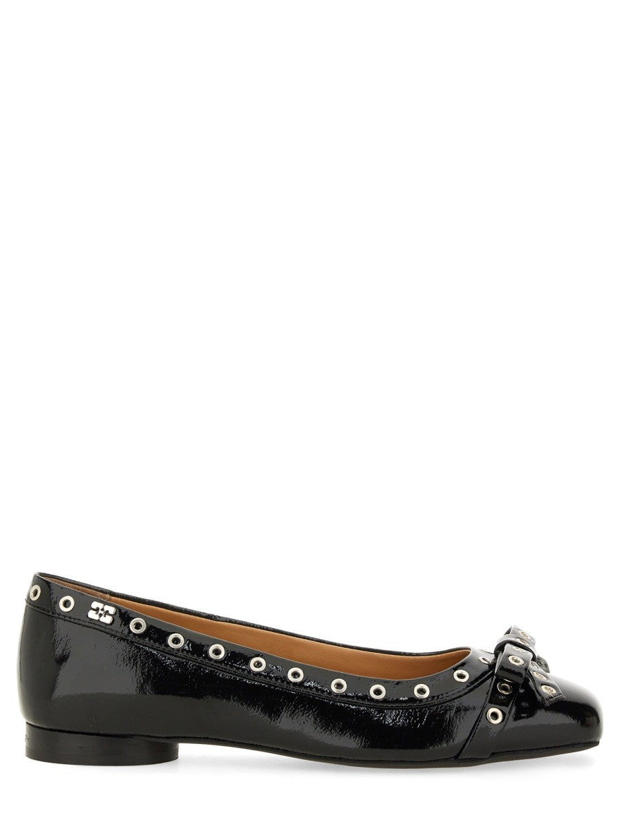 GANNI - Woman - Black - Flat