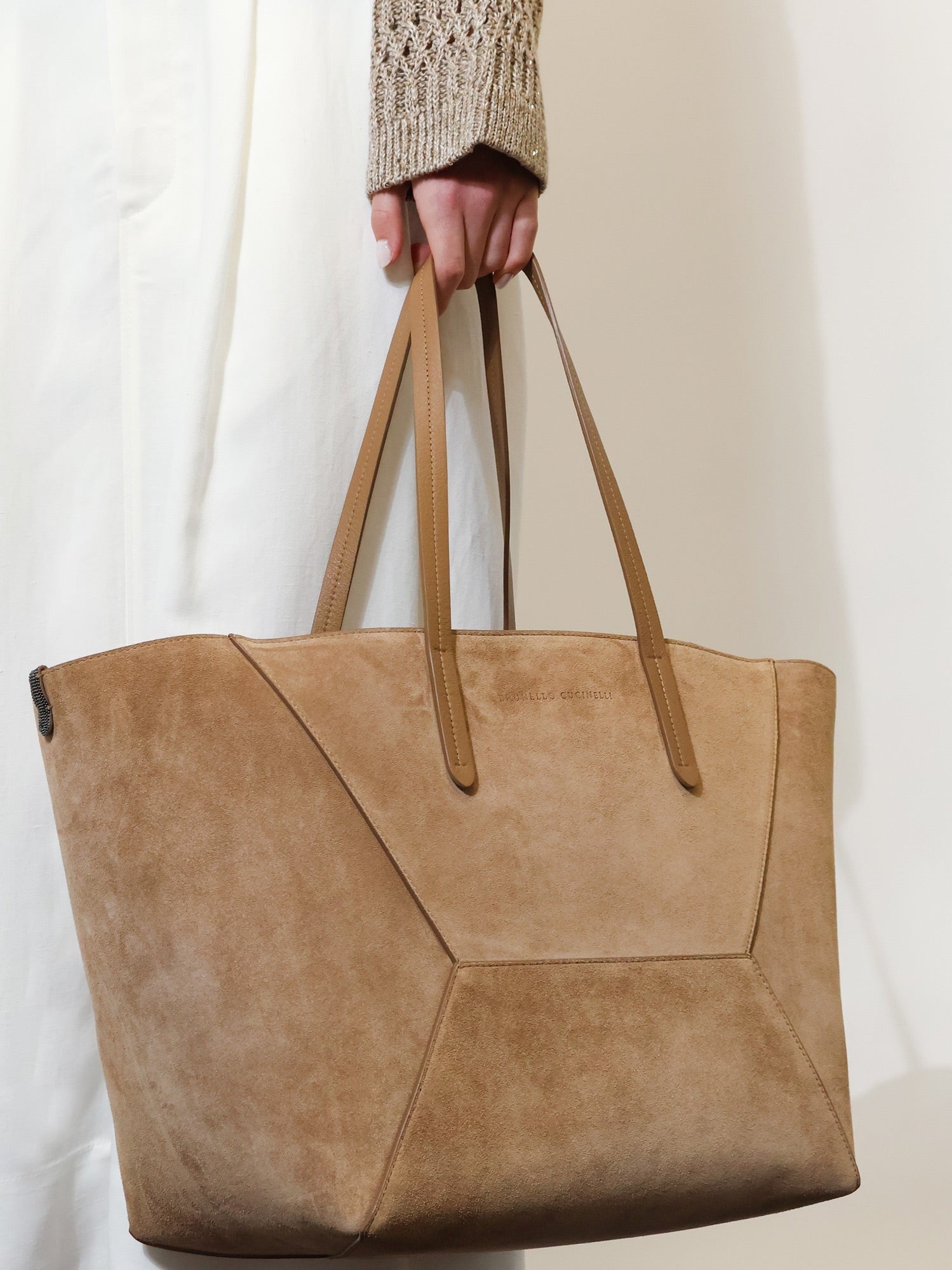 Brunello Cucinelli - Woman - Beige - Shoulder Bag