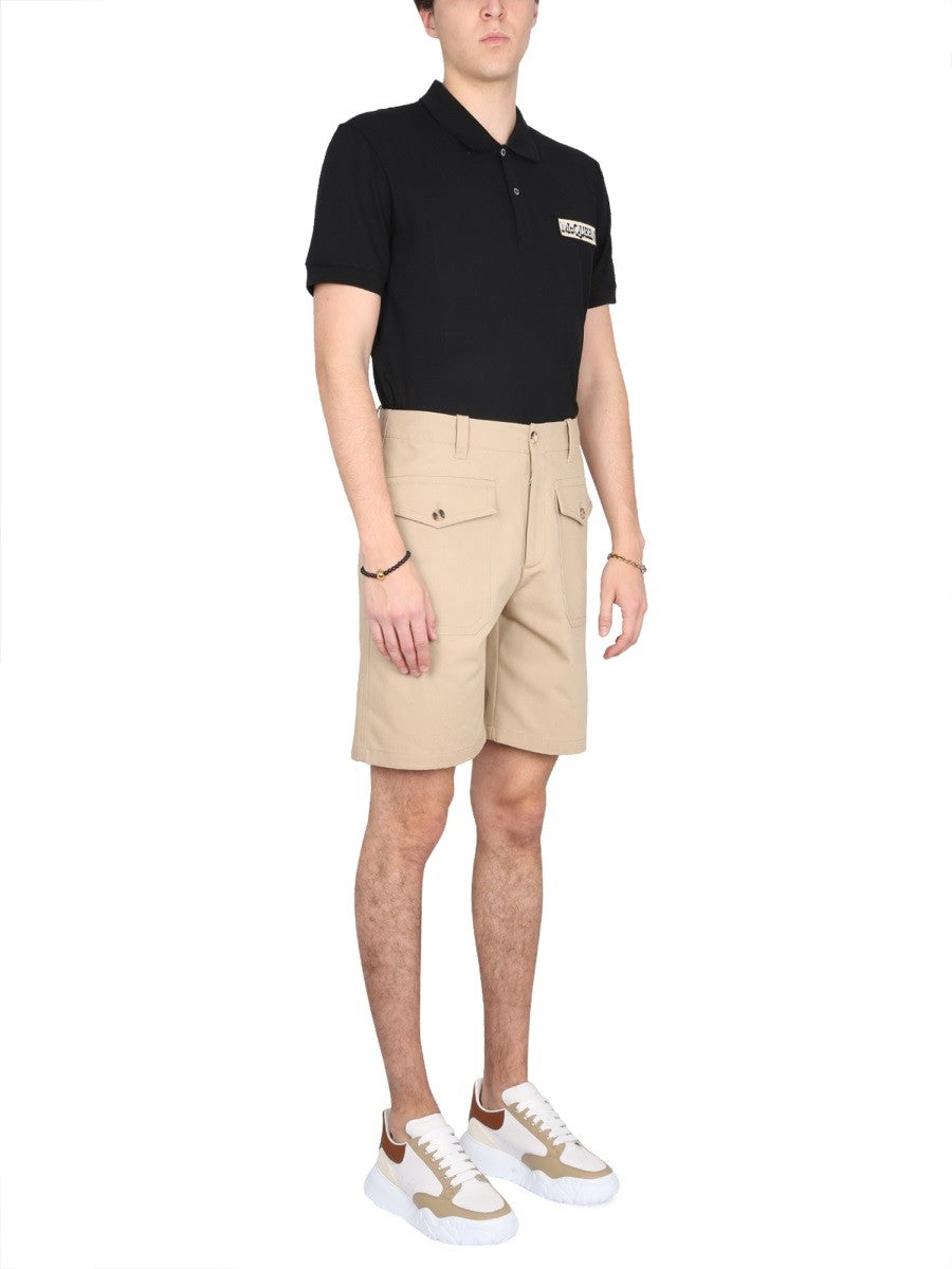 Alexander Mcqueen - Man - Beige - Shorts
