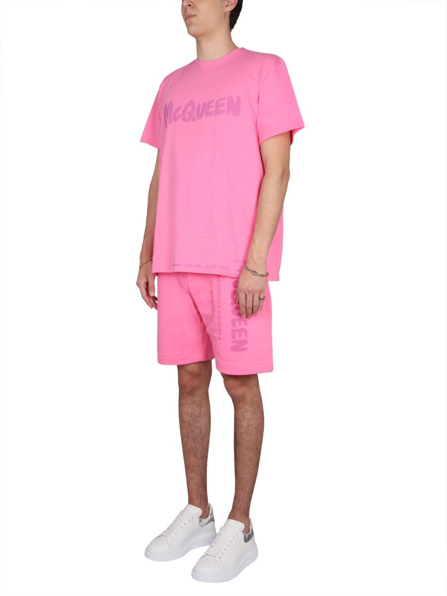 Alexander Mcqueen - Man - Pink - Shorts
