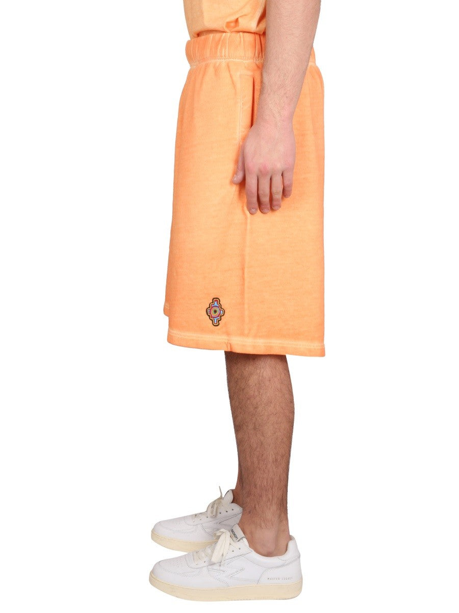 MARCELO BURLON COUNTY OF MILAN - Férfi - Narancs - RövidRövidNadrág