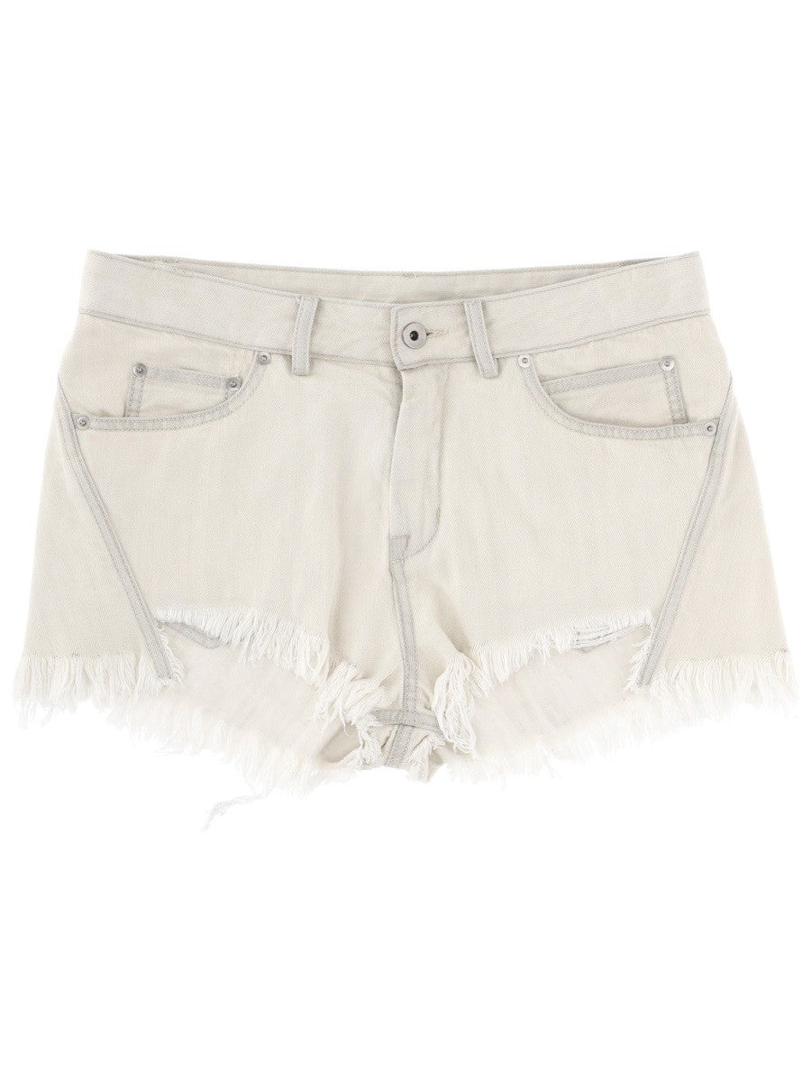 RICK OWENS - Woman - Beige - Shorts