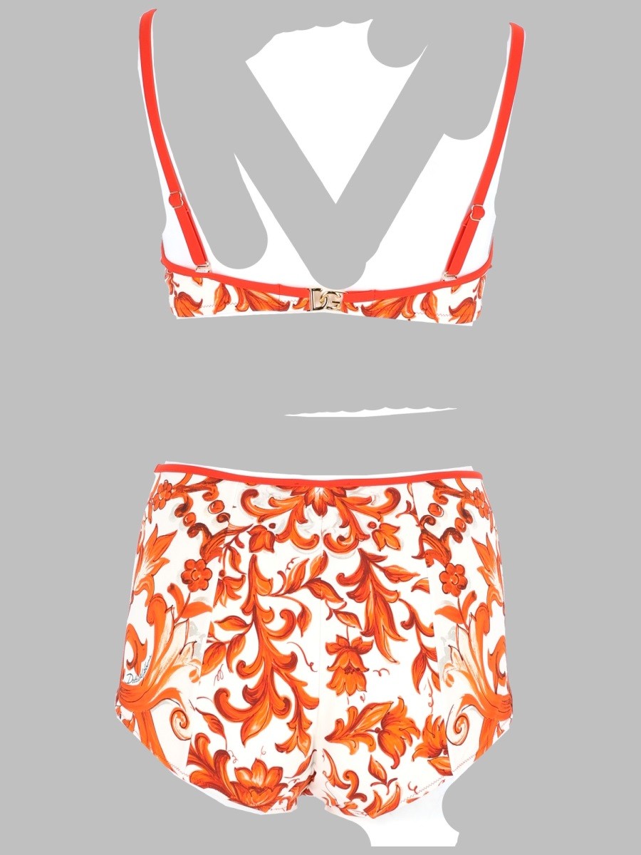 Dolce & Gabbana - Woman - Orange - Swimwear