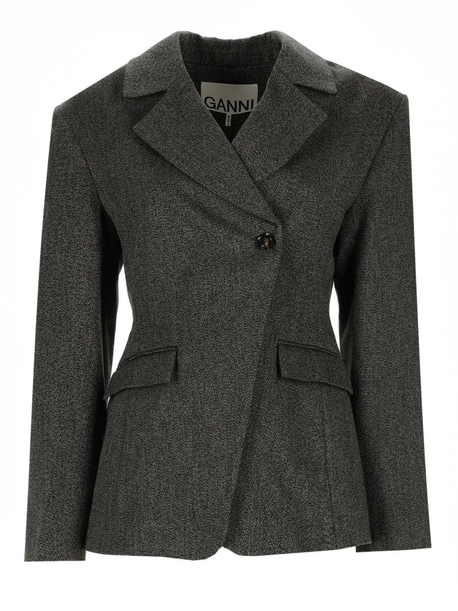 GANNI - Woman - Green - Blazer