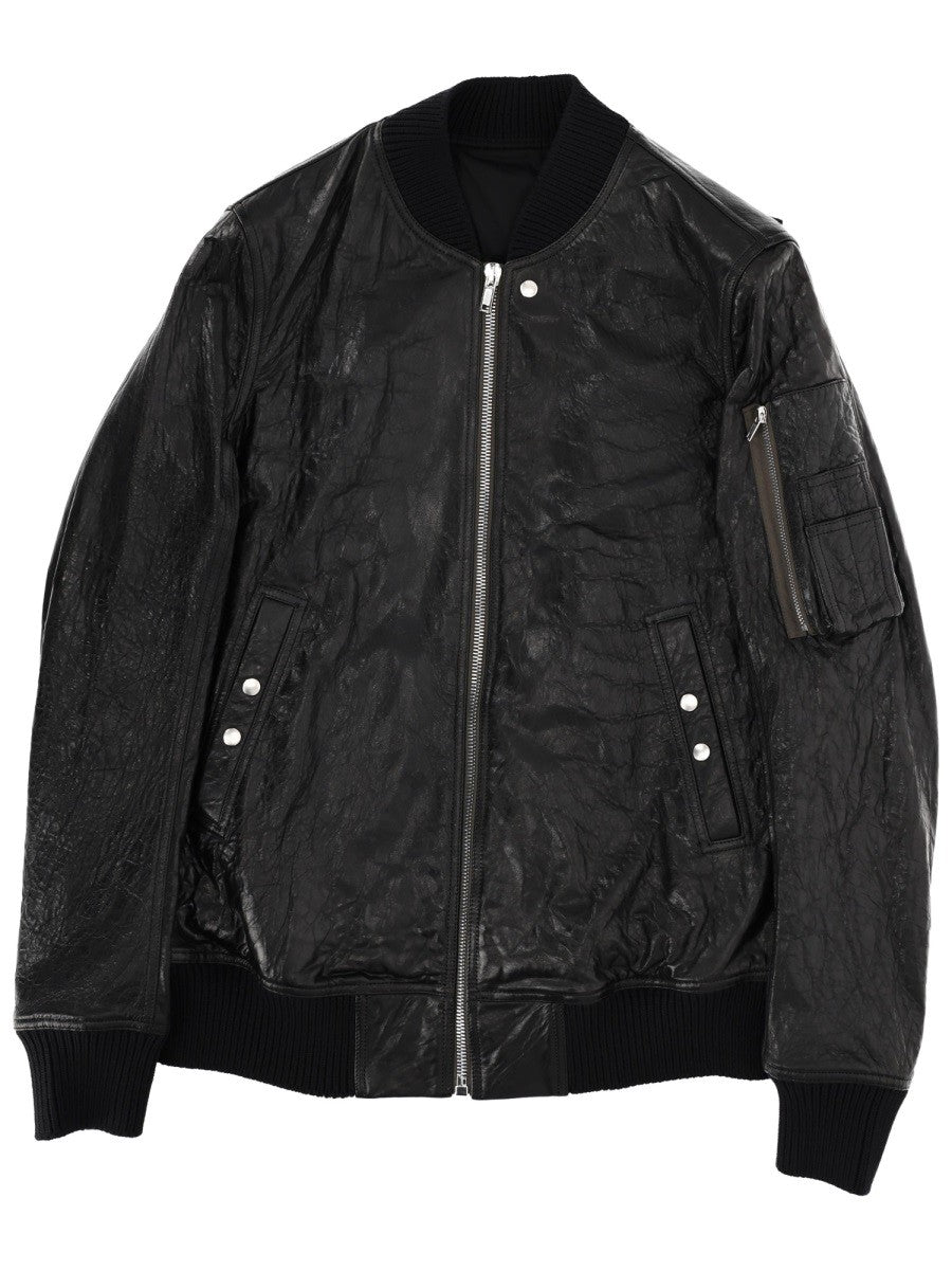 RICK OWENS - Man - Black - Leather Jacket