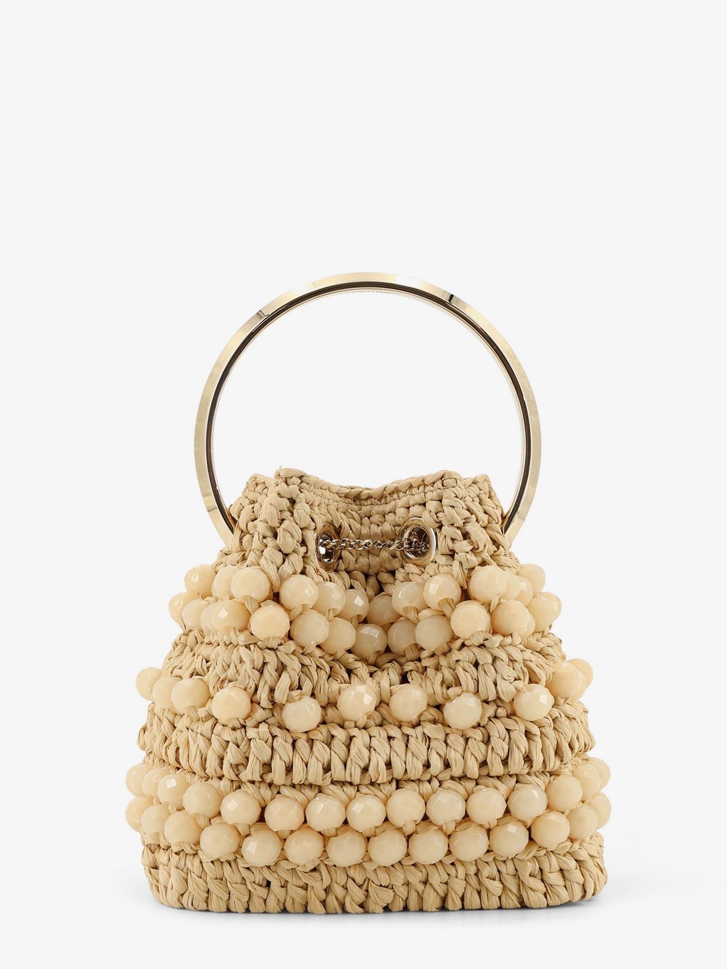 Jimmy Choo - Woman - Beige - Bucket Bag