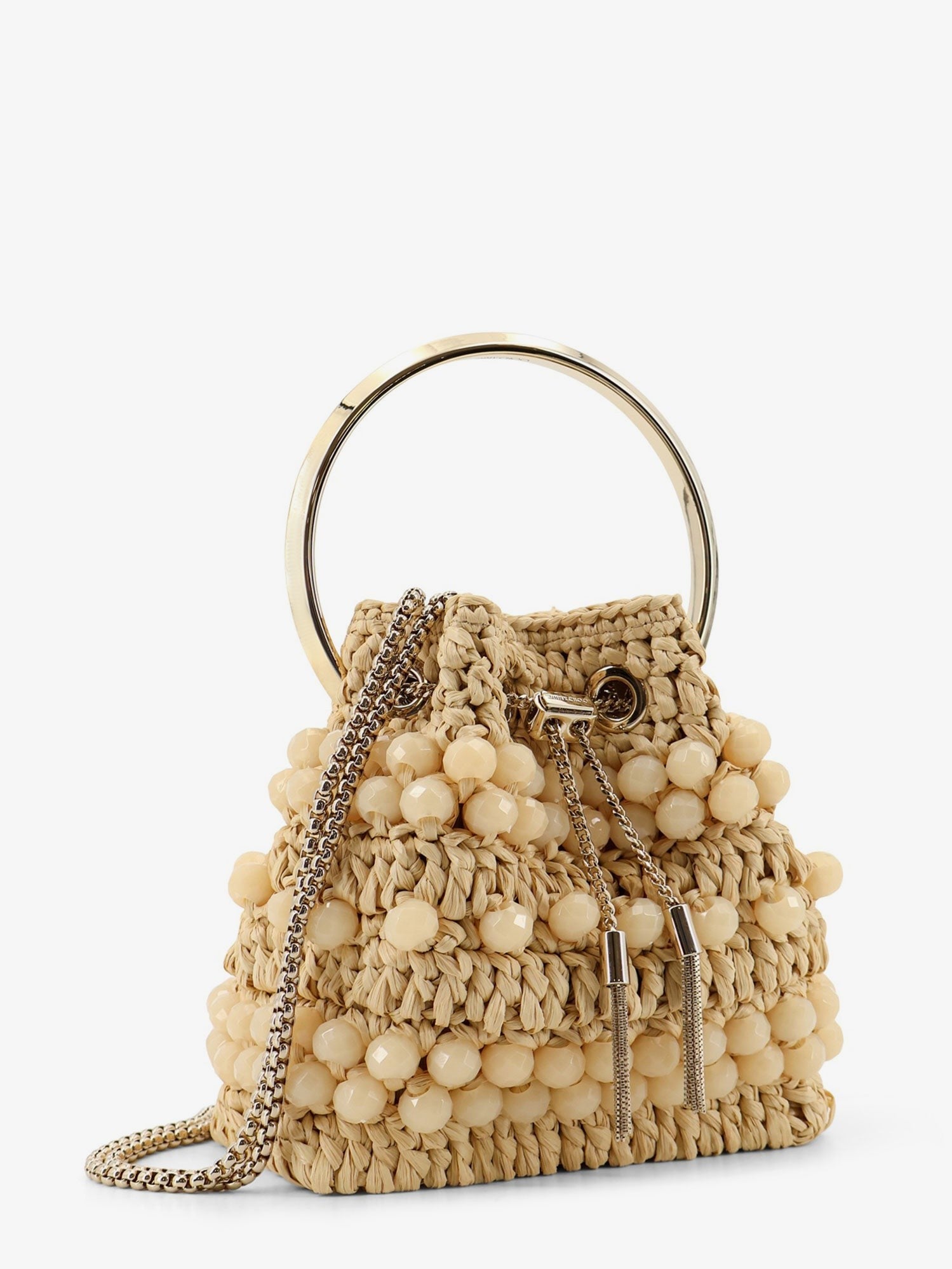 Jimmy Choo - Woman - Beige - Bucket Bag