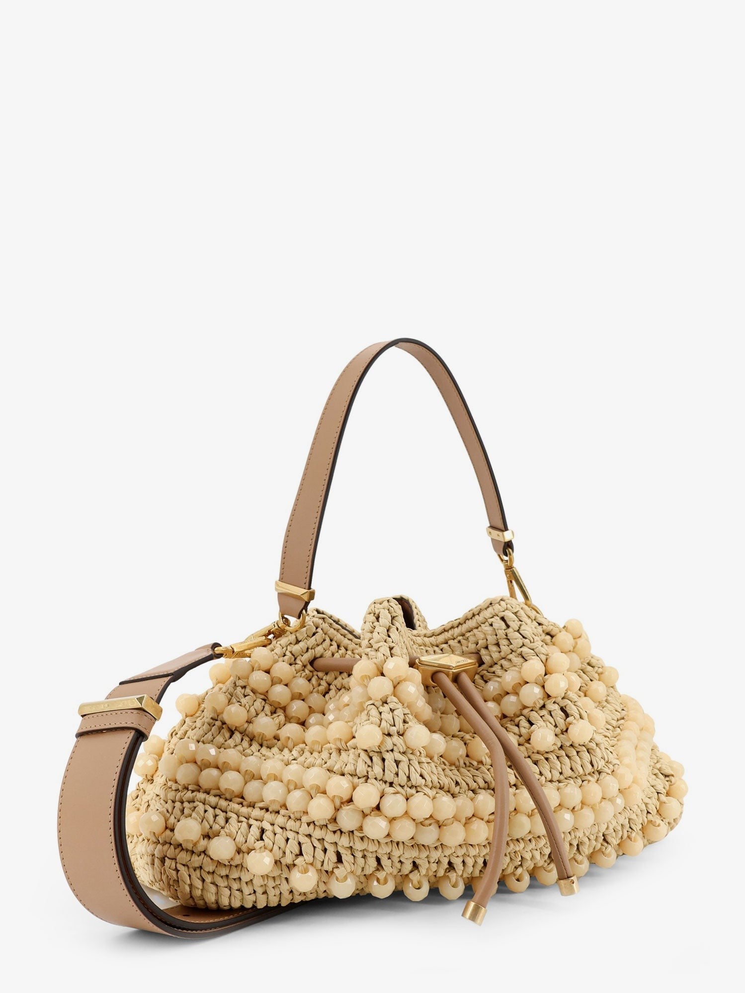 Jimmy Choo - Woman - Beige - Crossbody Bag