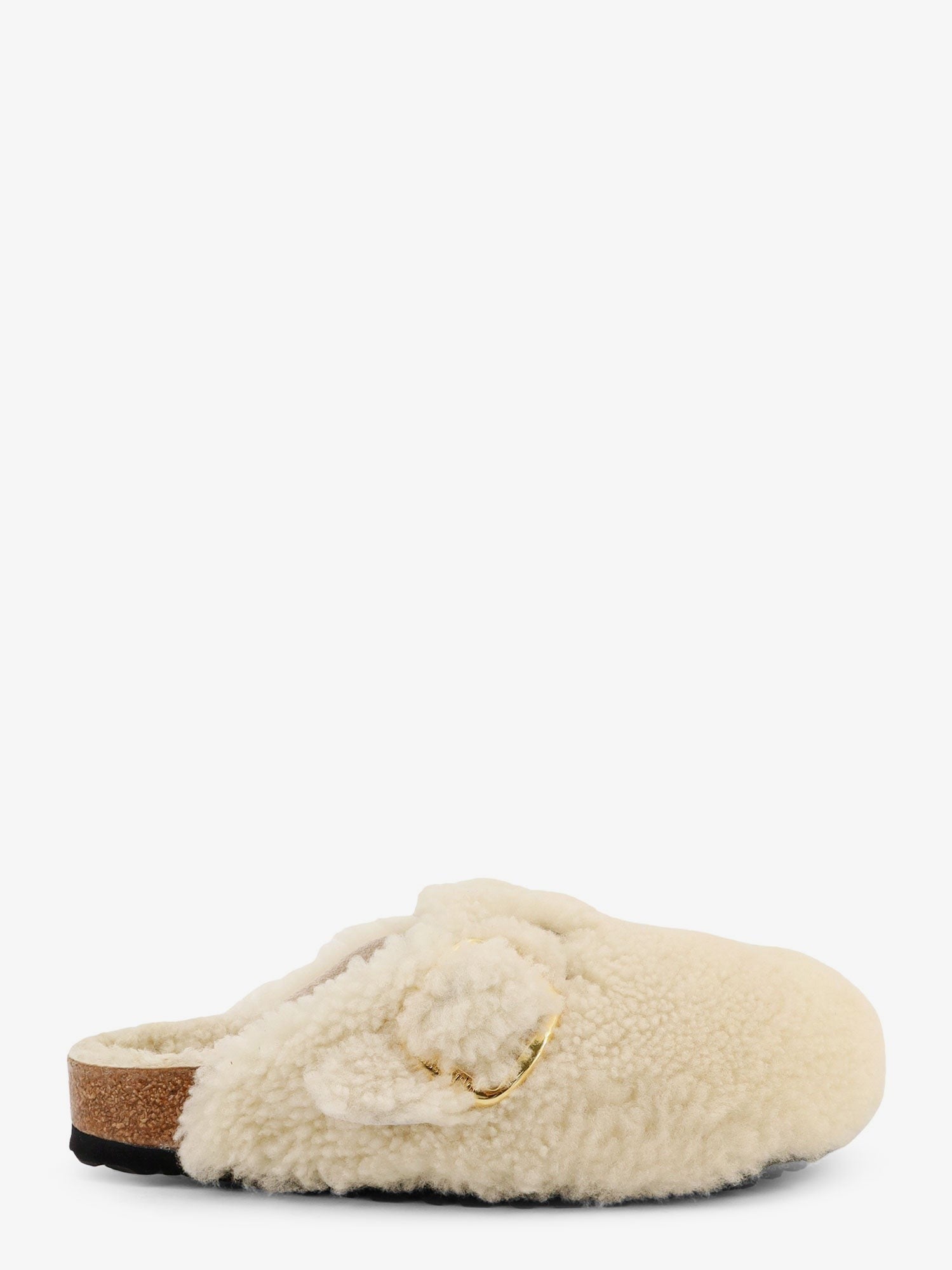Birkenstock - Woman - Teddy Eggshell - Flat Sandal
