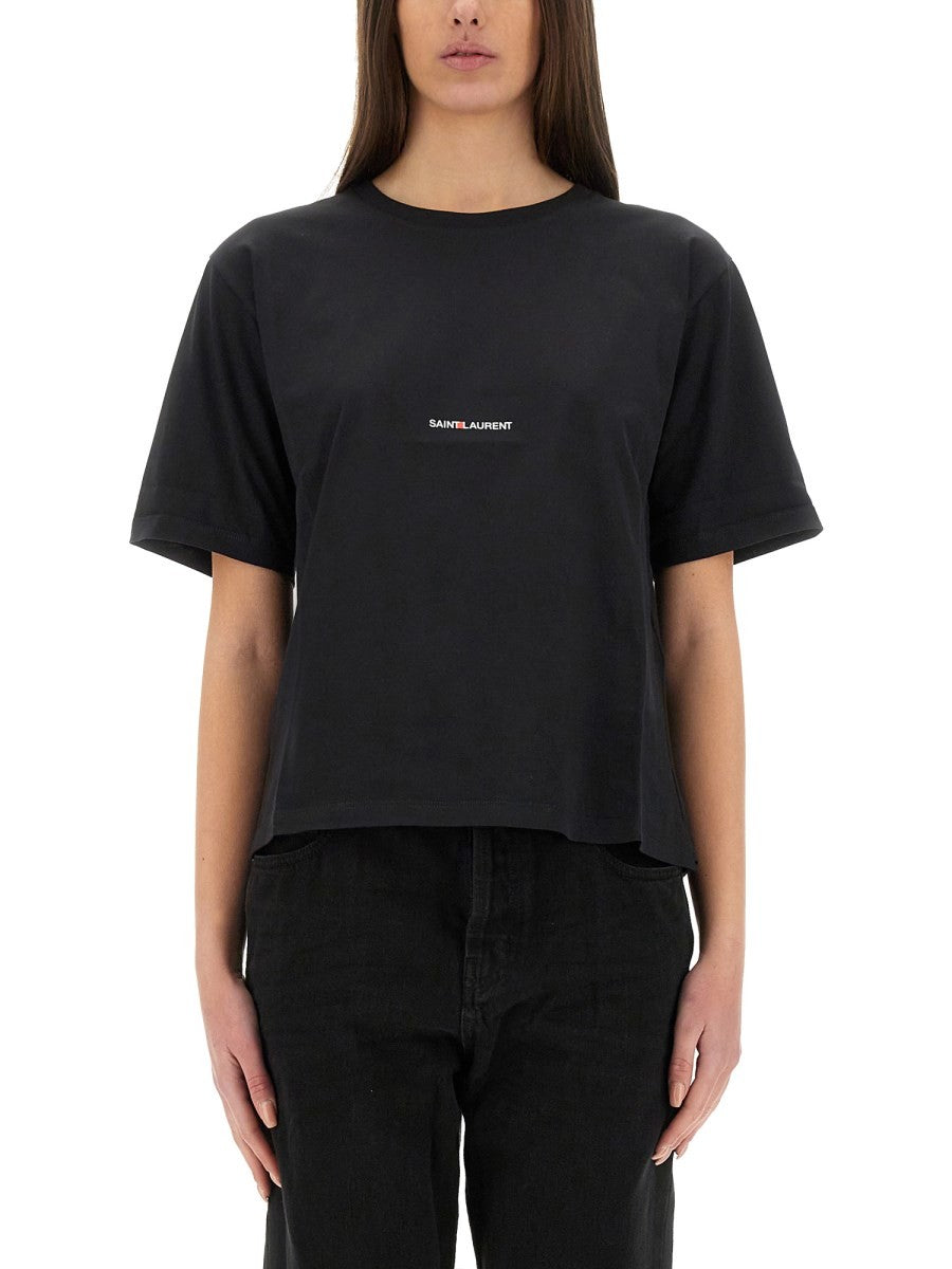 Saint Laurent - Woman - Black - T-shirt