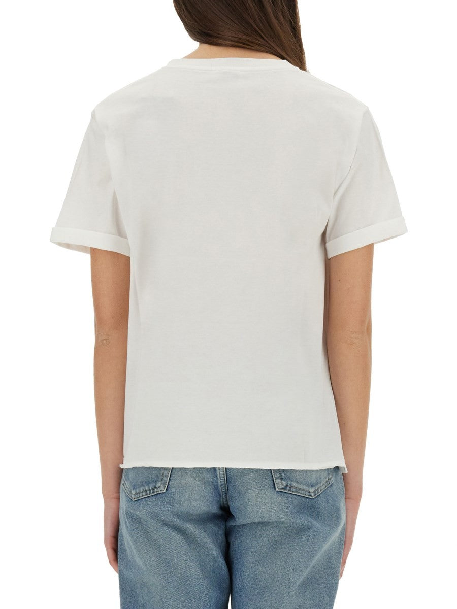 Saint Laurent - Női - Fehér - Póló